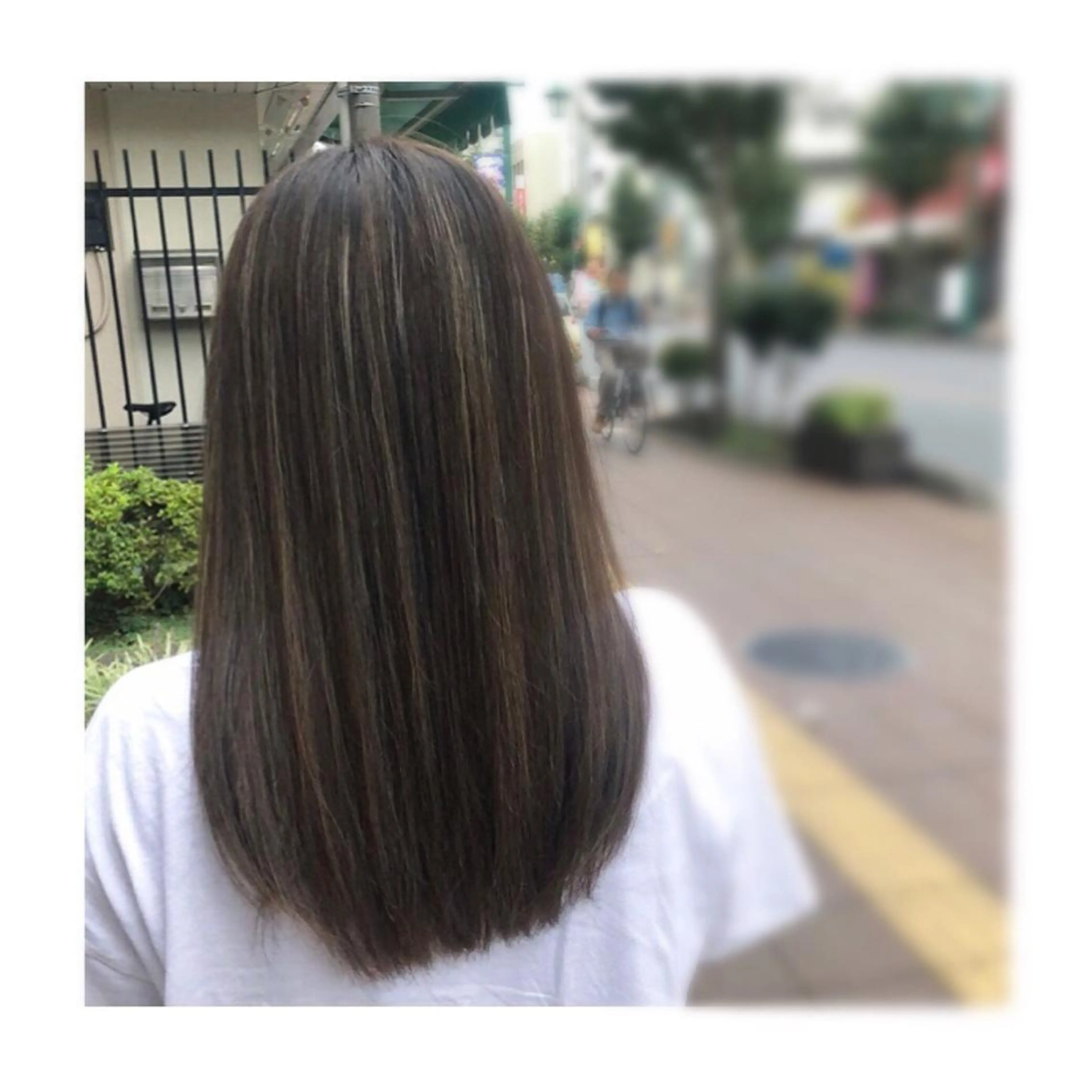 ロング ハイライト ❁⃘ ち だ り さ ❁⃘のヘアスタイル