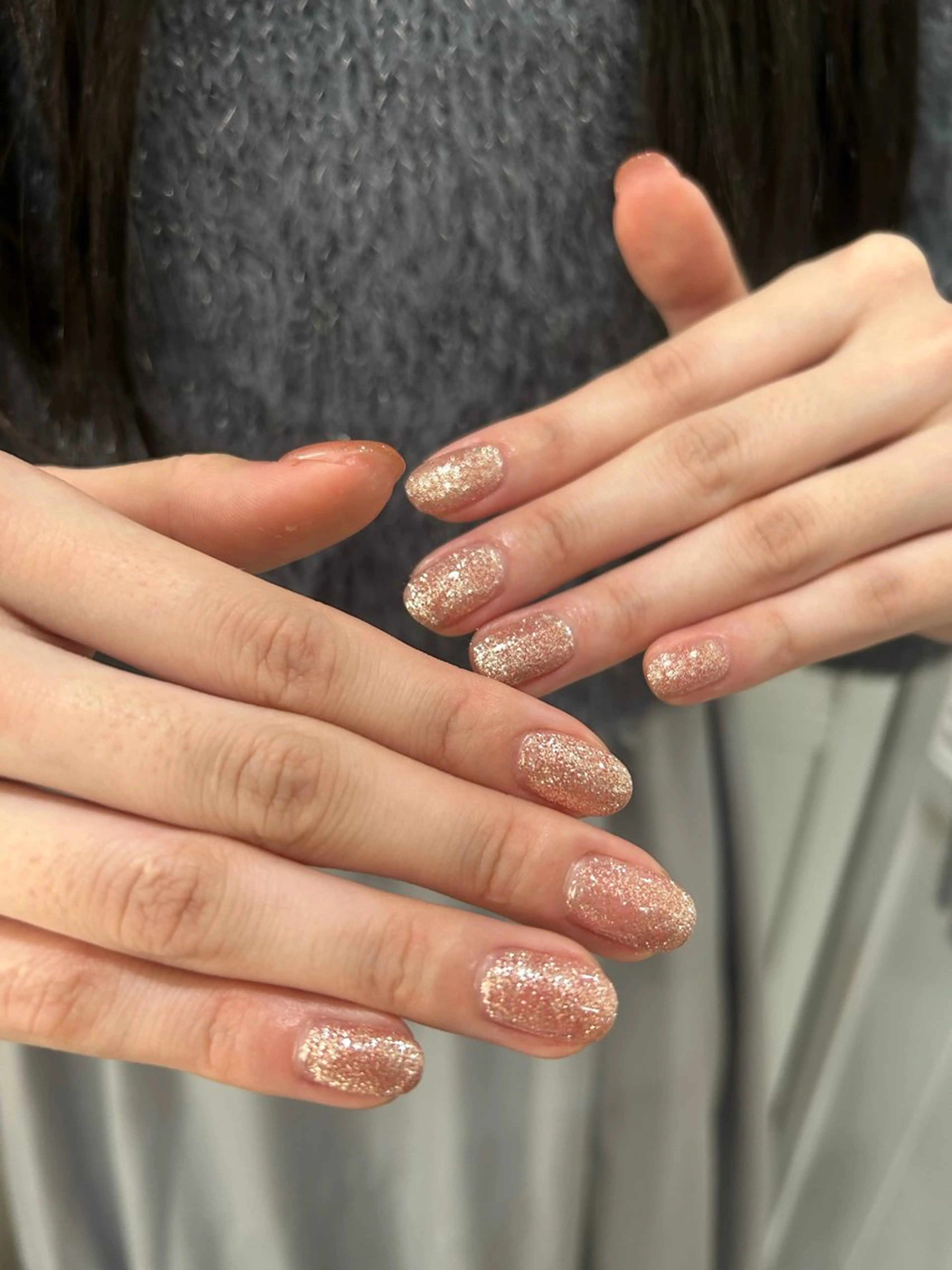 ネイル ラメ(グリッター) ワンカラーネイル nailsalon MONICA所属・MONICA_ hanechaaanのネイルデザイン