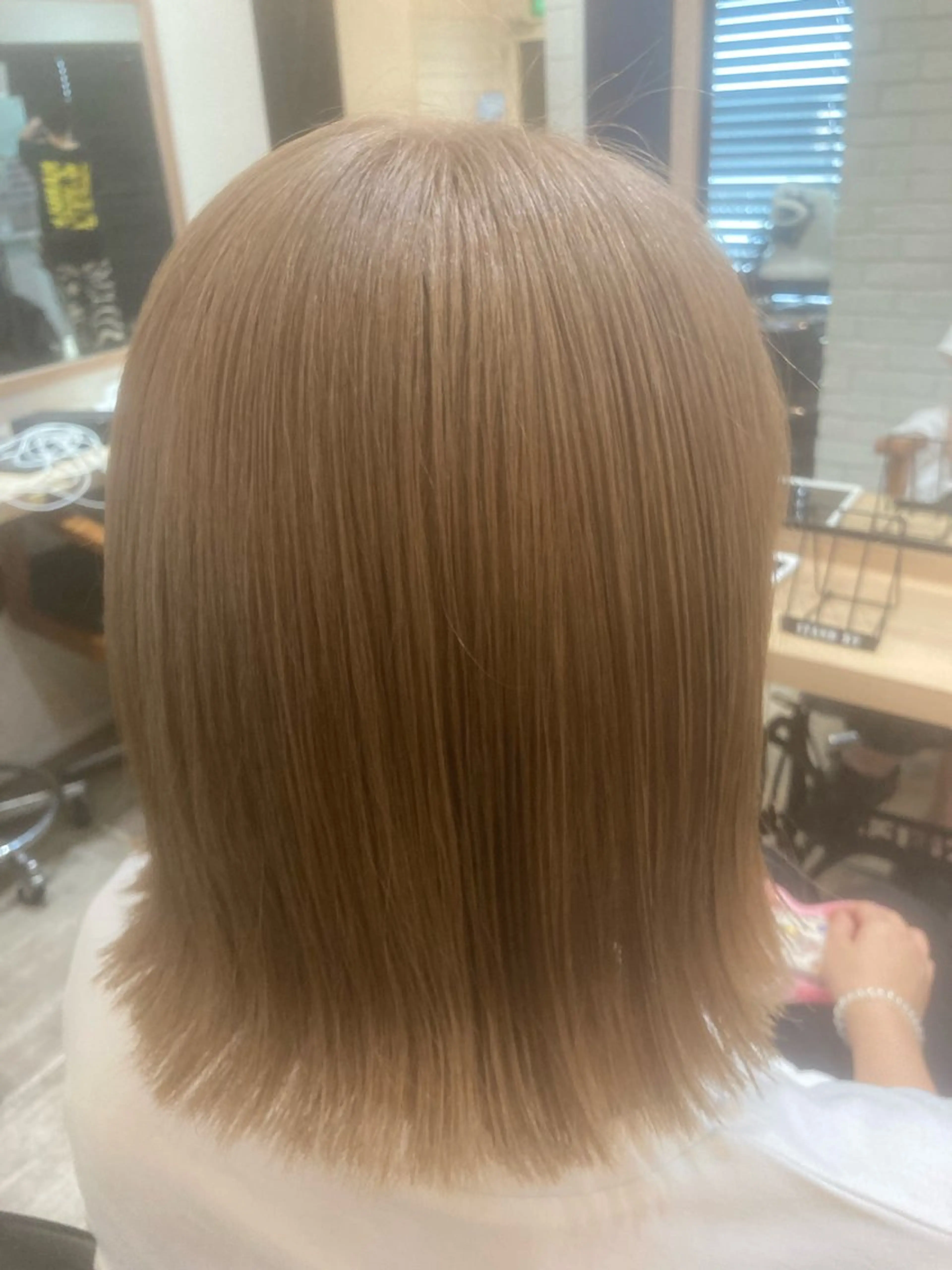 ミディアム カラー suzuki yukoのヘアスタイル