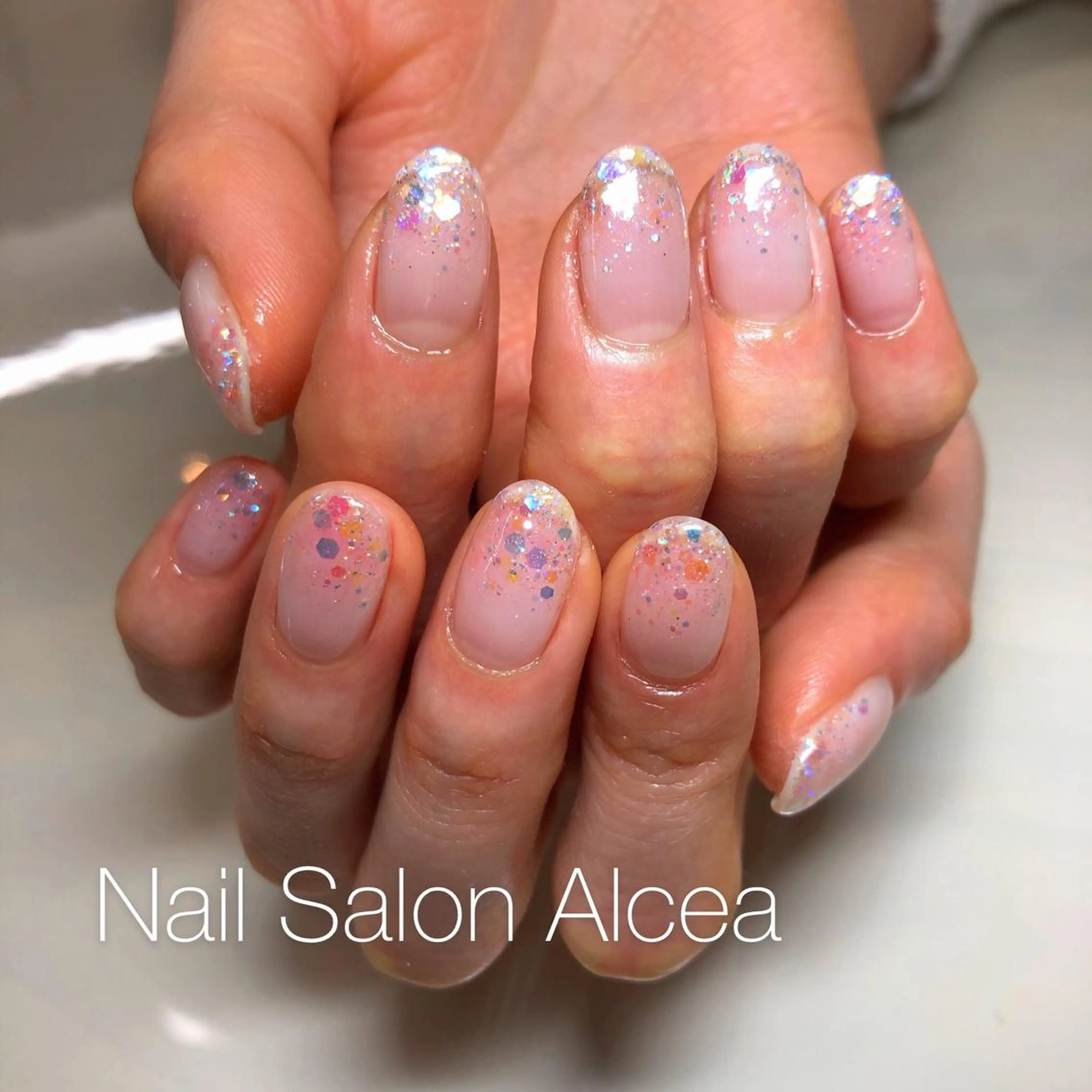 ネイル ラメ(グリッター) ラメグラデーション CHILO 木村のネイルデザイン