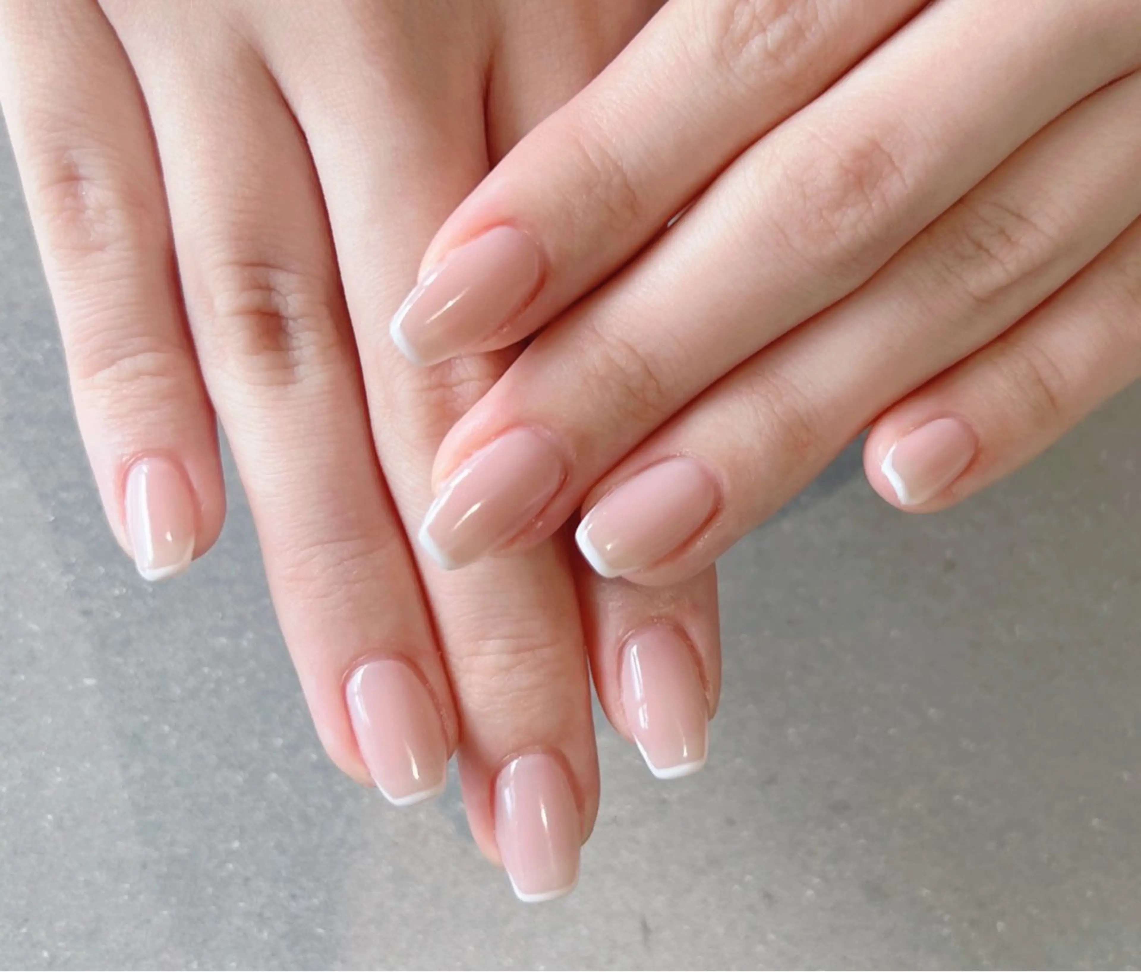ネイル フレンチネイル ワンカラーネイル nail salon Cherimのネイルデザイン