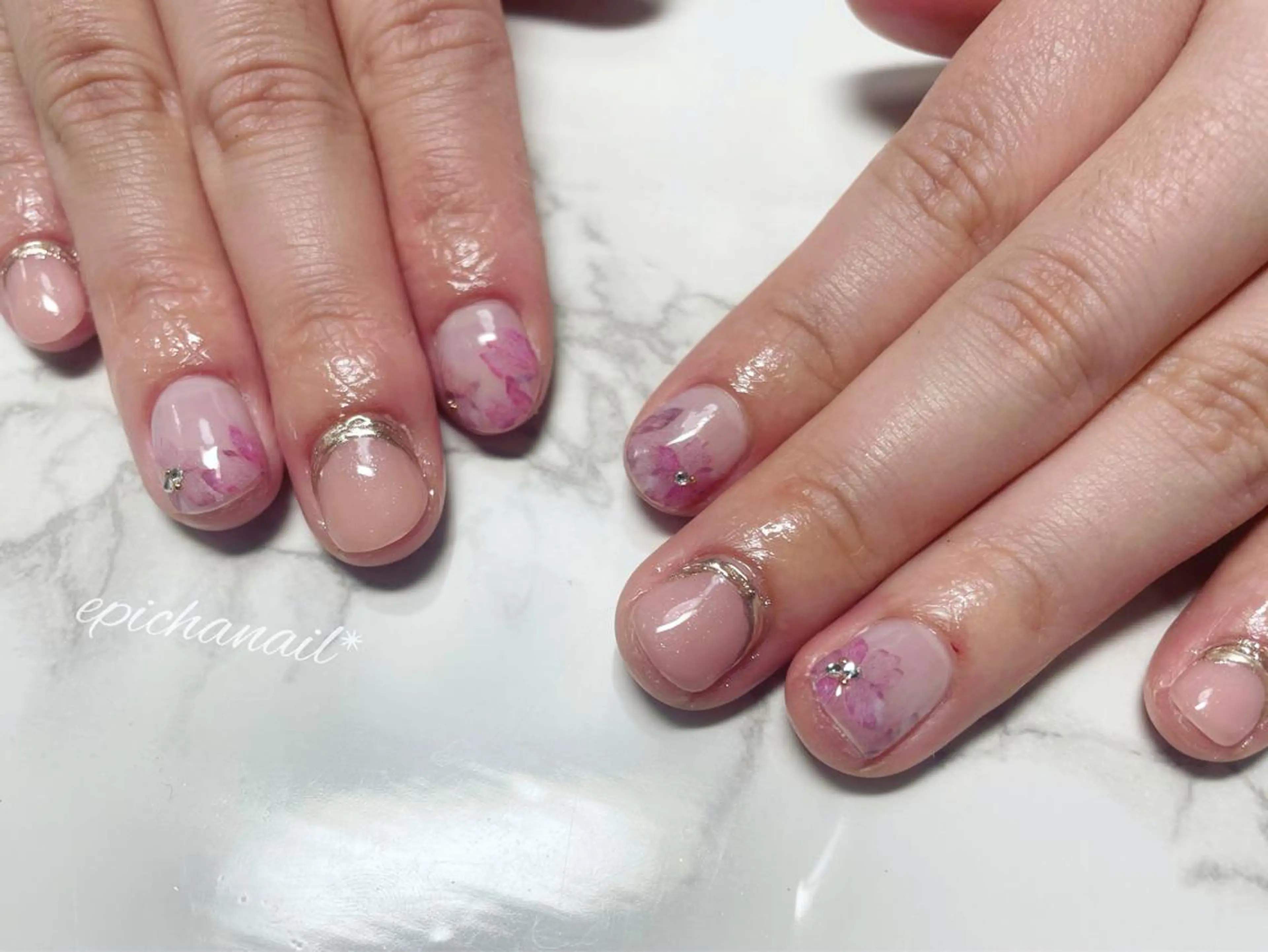ネイル 桜ネイル EPICHA NAILのネイルデザイン