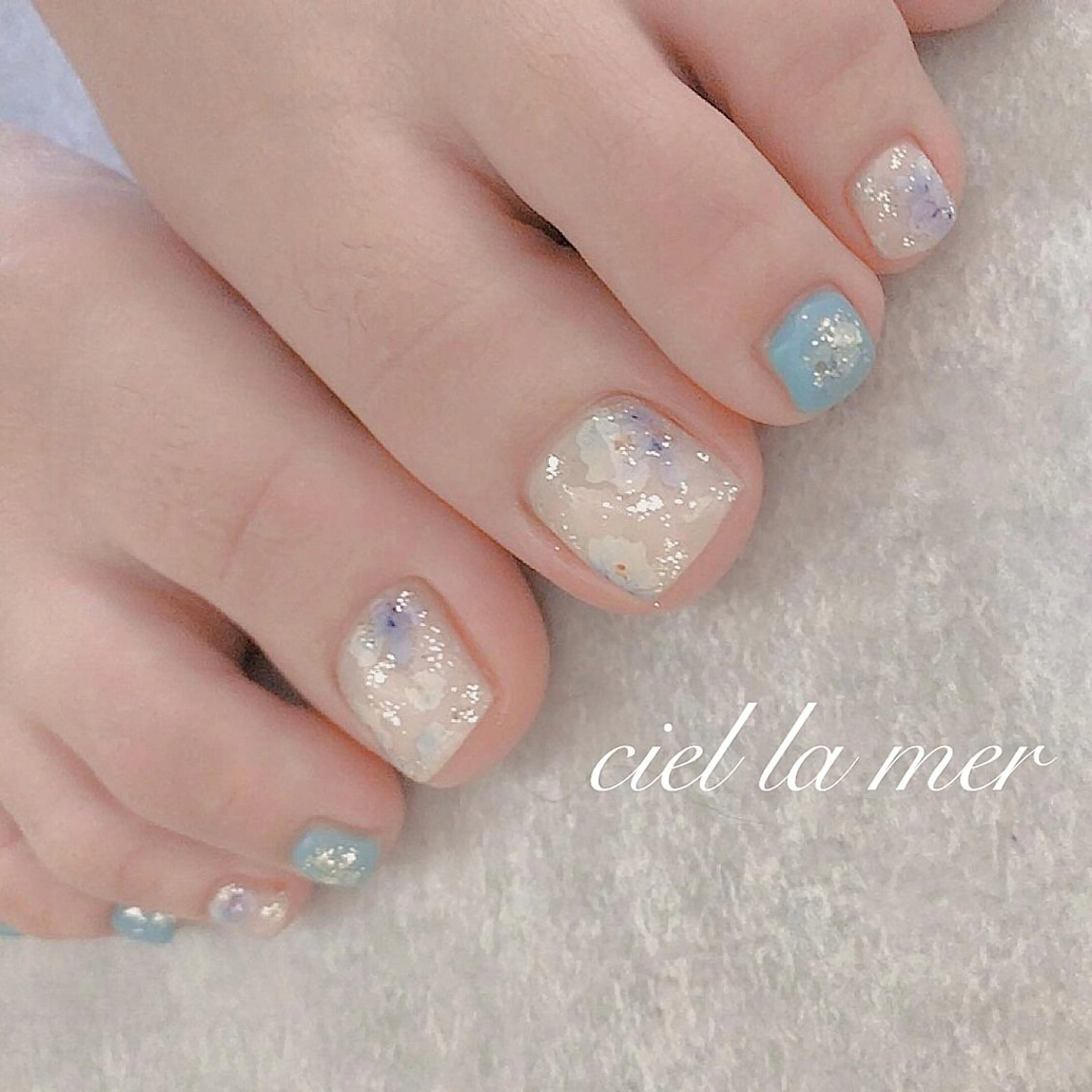 ネイル ハンドネイル フットネイル ciel la merのネイルデザイン