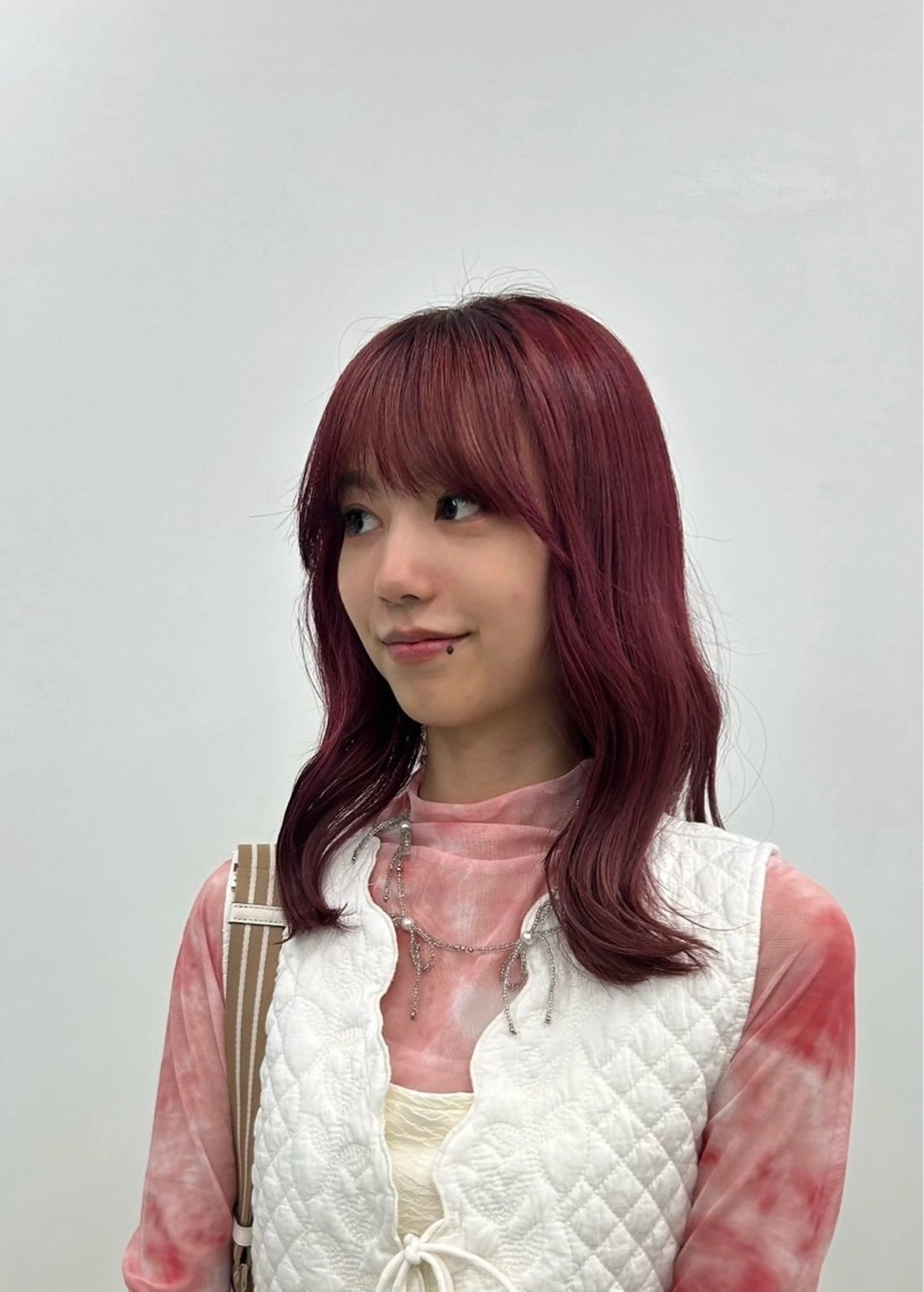 ロング カラー ピンクカラー moeka/札幌/ 透明感カラーのヘアスタイル