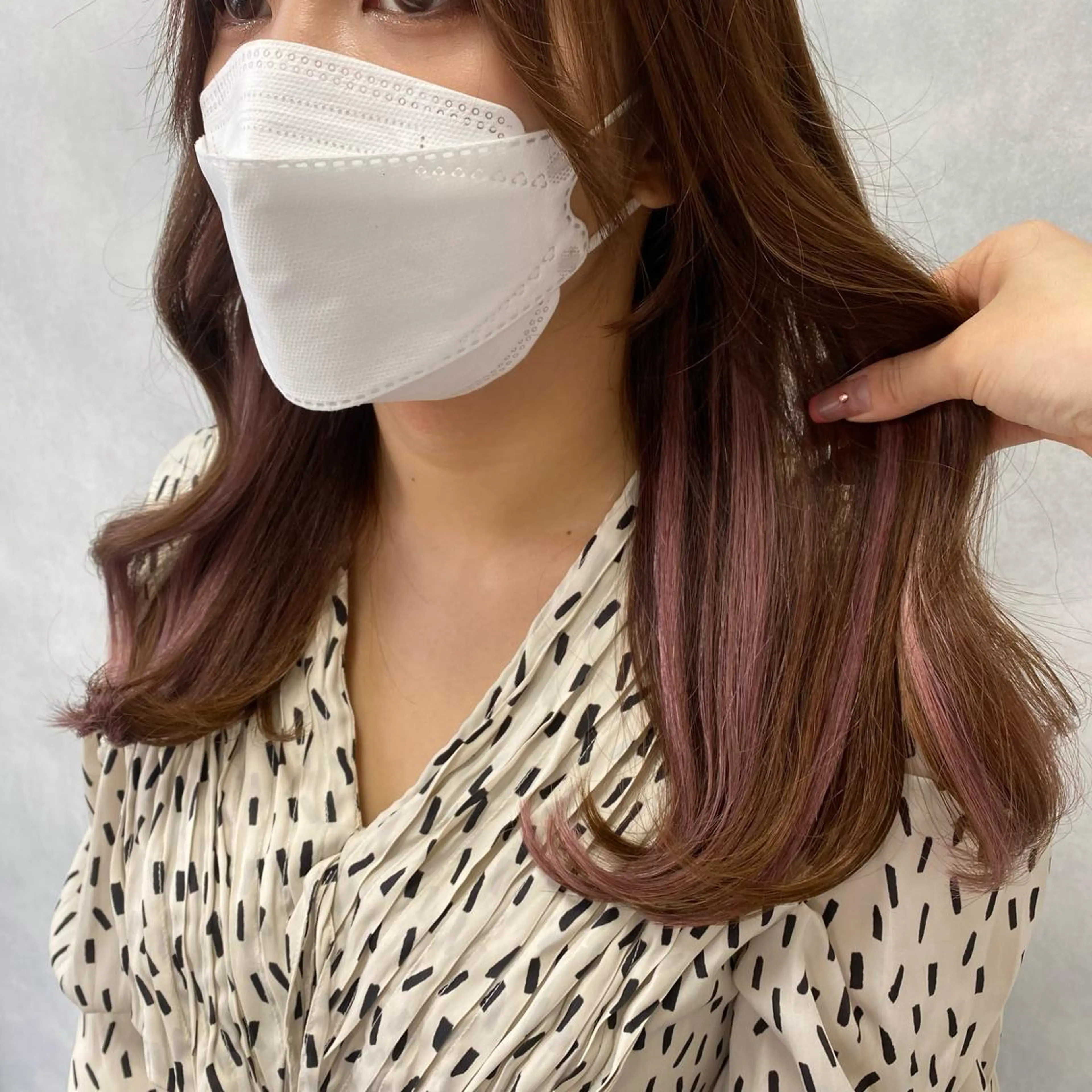 カラー カット ヘアカラー エクステ 韓国・網紅 🦋HONOKA🦋のヘアスタイル