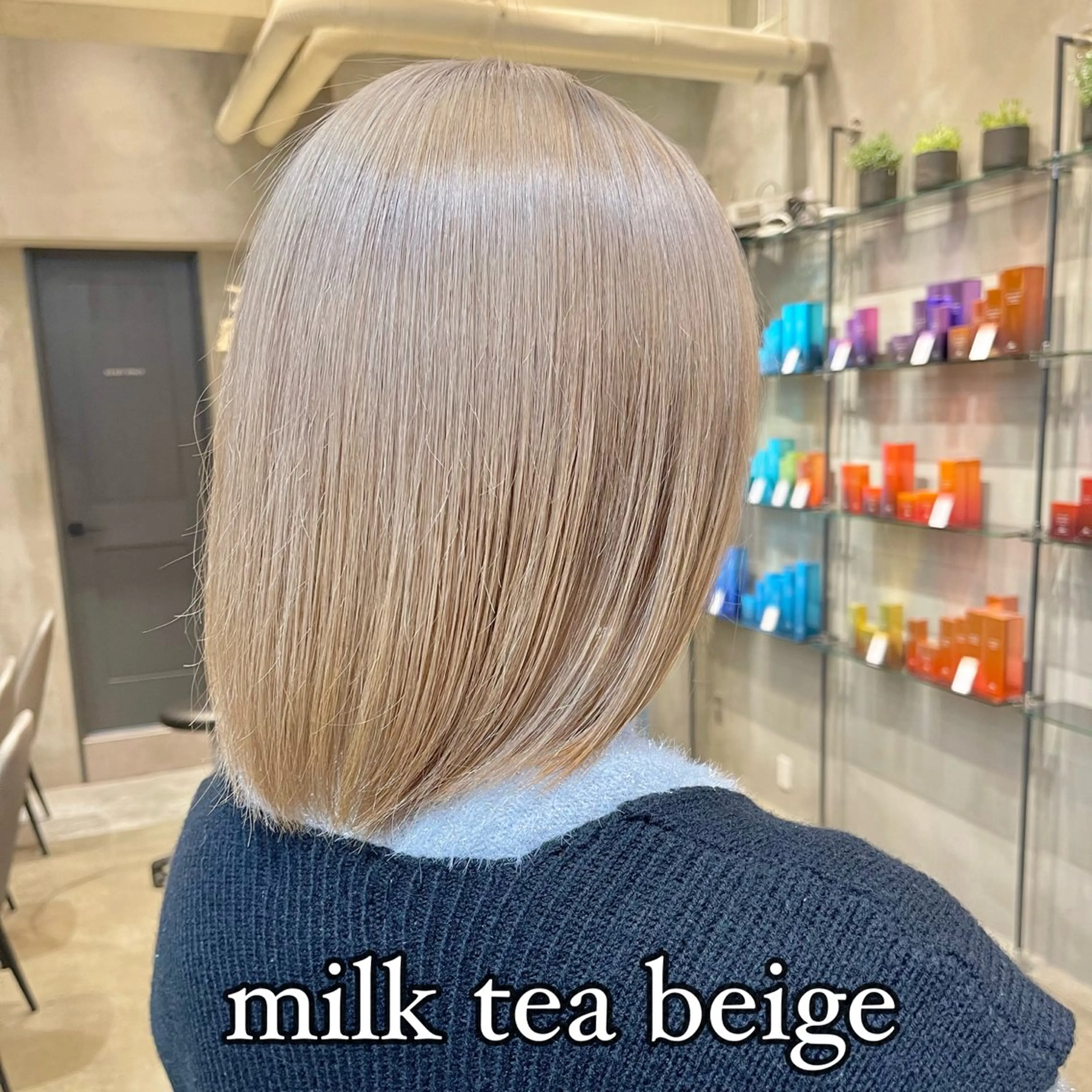 ミディアム カラー カット ヘアカラー トリートメント ✨縮毛矯正　韓国ヘア レイヤー✨大濱快斗のヘアスタイル