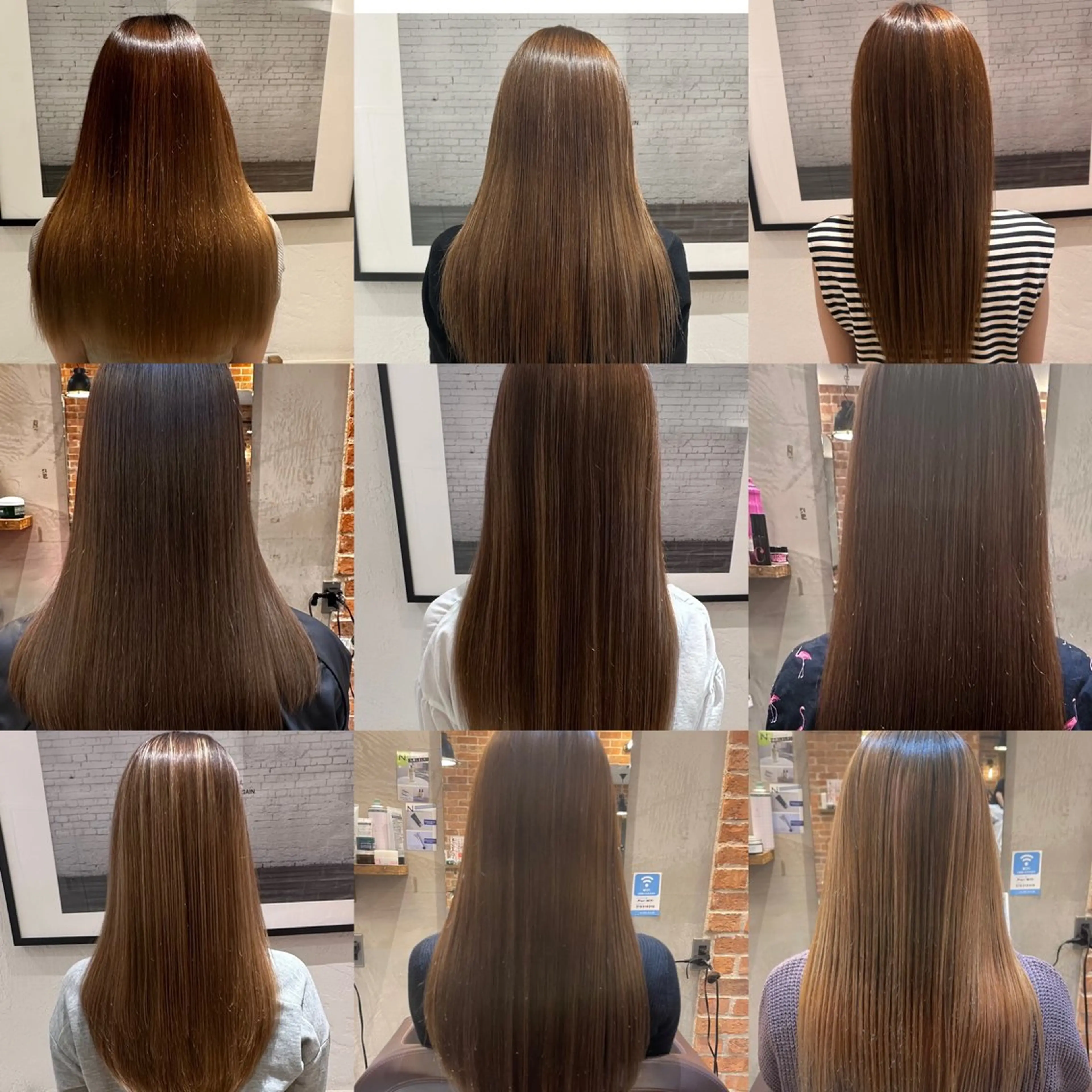 セミロング トリートメント 縮毛矯正 トリートメント 佐藤/本物志向の 髪質改善サロンのヘアスタイル