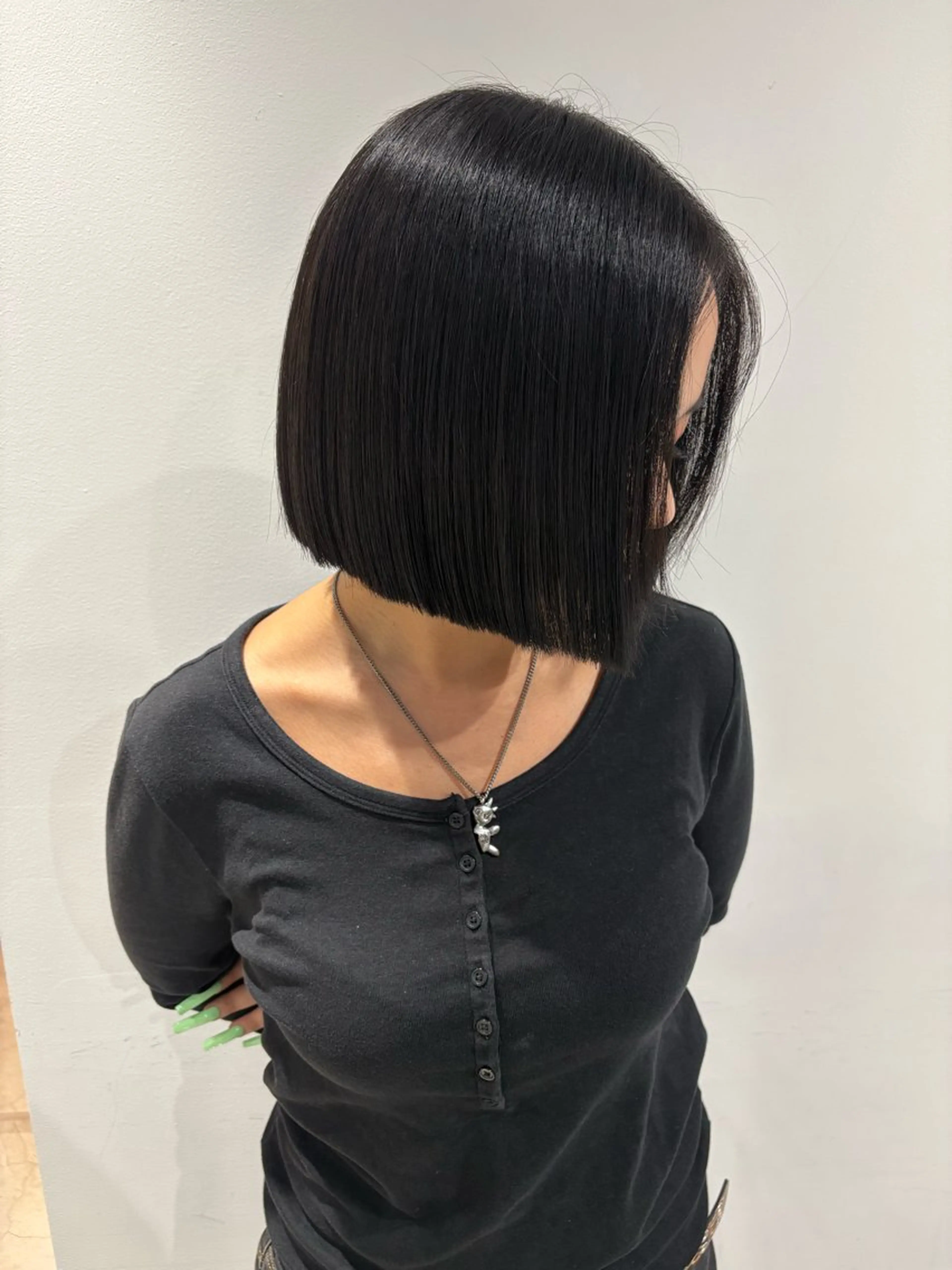 ミディアム 原宿/縮毛矯正/ カラー/浅野哉多のヘアスタイル