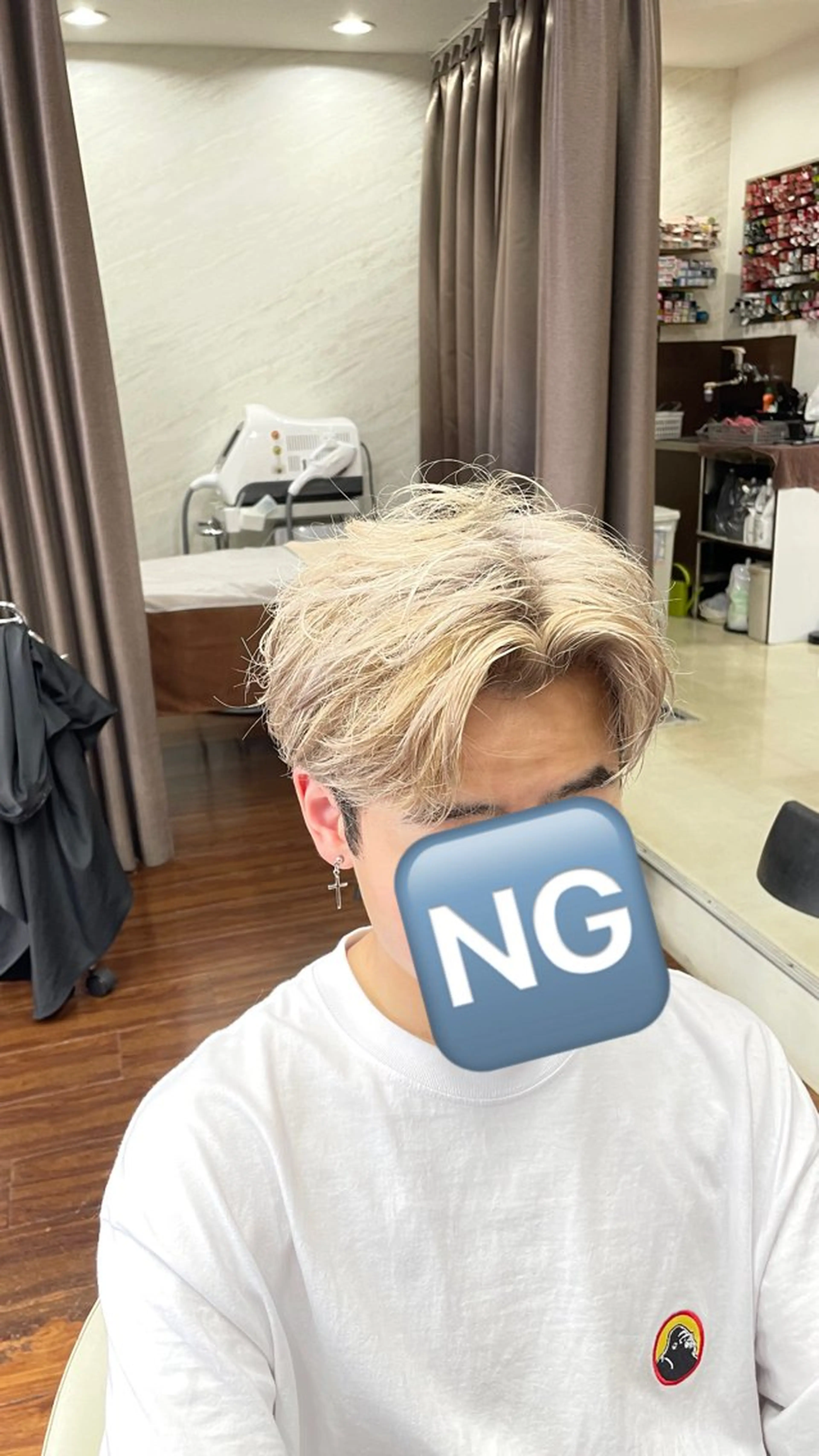 メンズ センターパート マッシュ Hair Peace所属・戎 歩のヘアスタイル