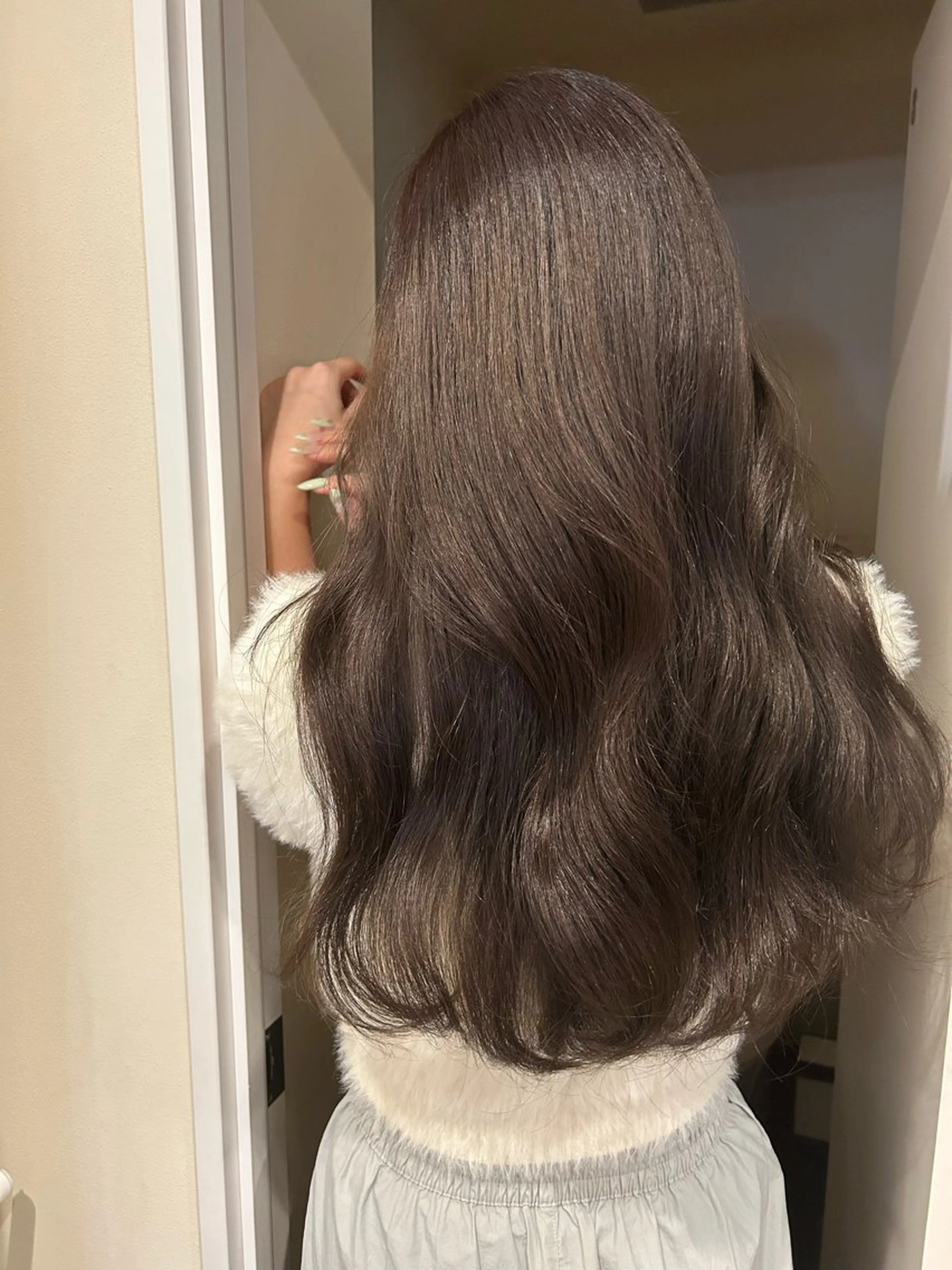 ロング カラー ヘアアレンジ グレージュ minilu  by   LuLuca所属・高谷 凜のヘアスタイル