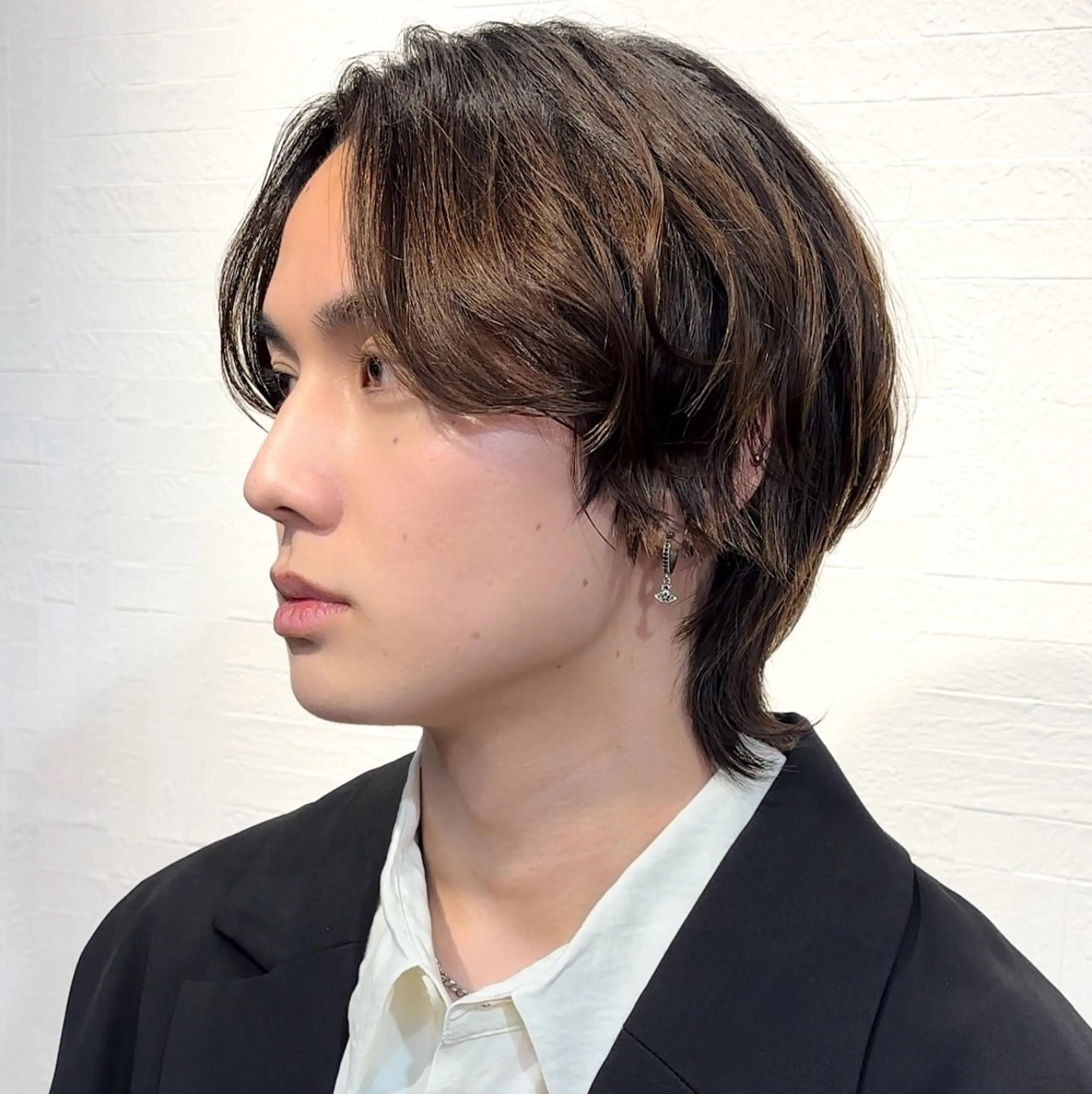 ミディアム カット トリートメント 💎似合わせのプロ 💎透明感カラー杉原のヘアスタイル