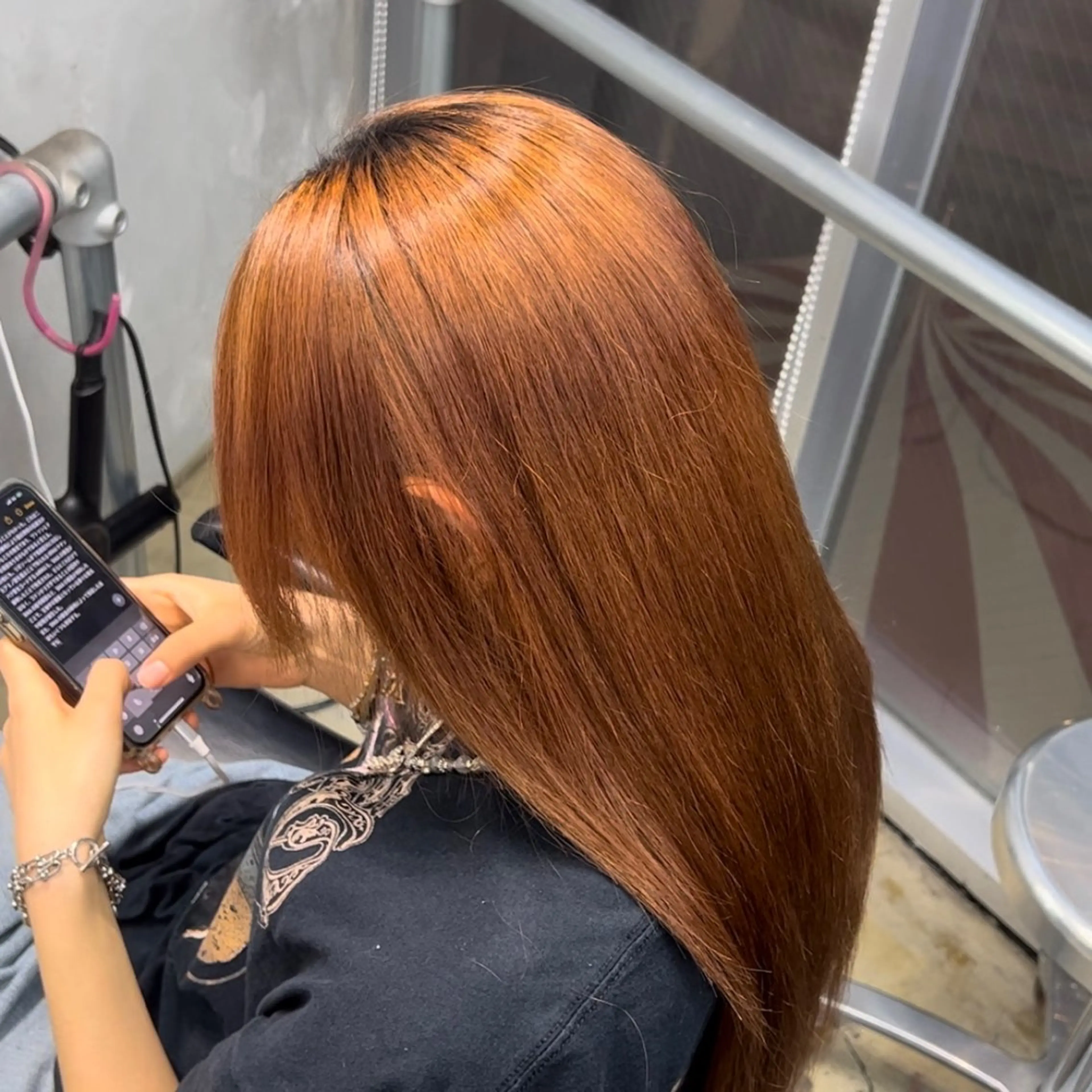 ロング 似合わせパーマ/ 艶髪矯正/文哉のヘアスタイル