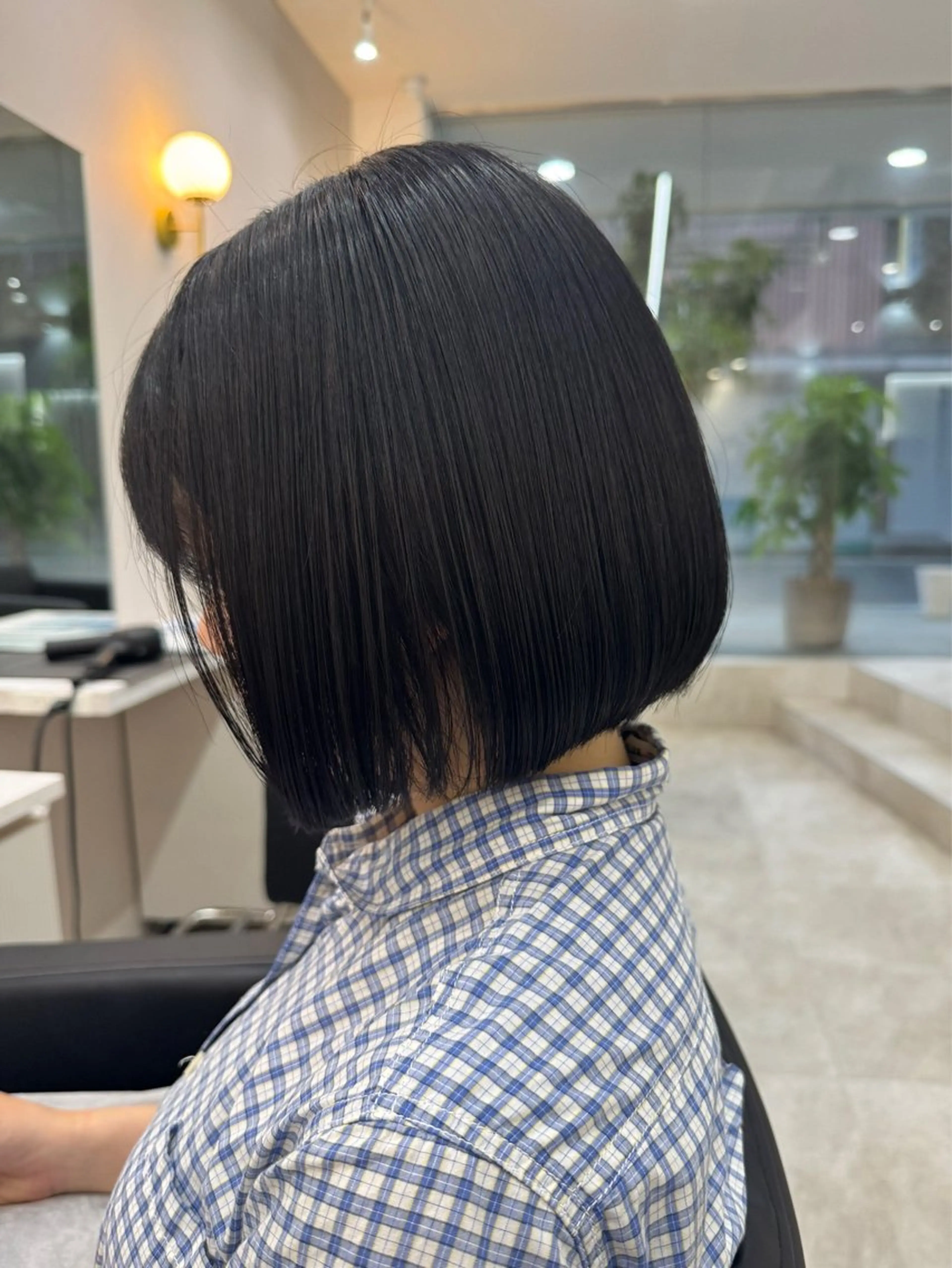 ミディアム ボブ カット ヘアカラー 加藤優眞/髪質改善 似合わせ/箕面/のヘアスタイル