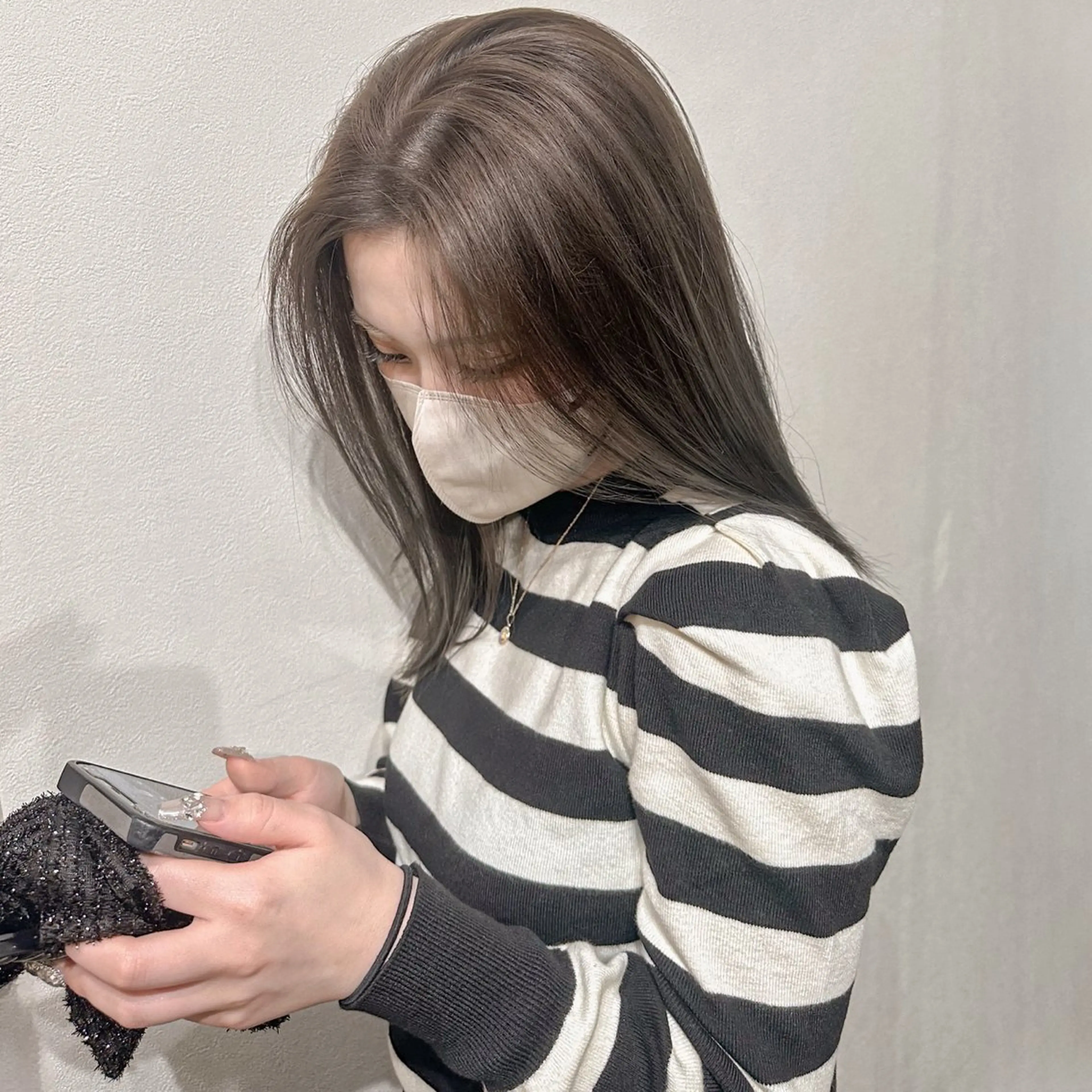 セミロング カラー カット ヘアカラー トリートメント メンズ特化🏹カット パーマ/チヒロ🤍のヘアスタイル