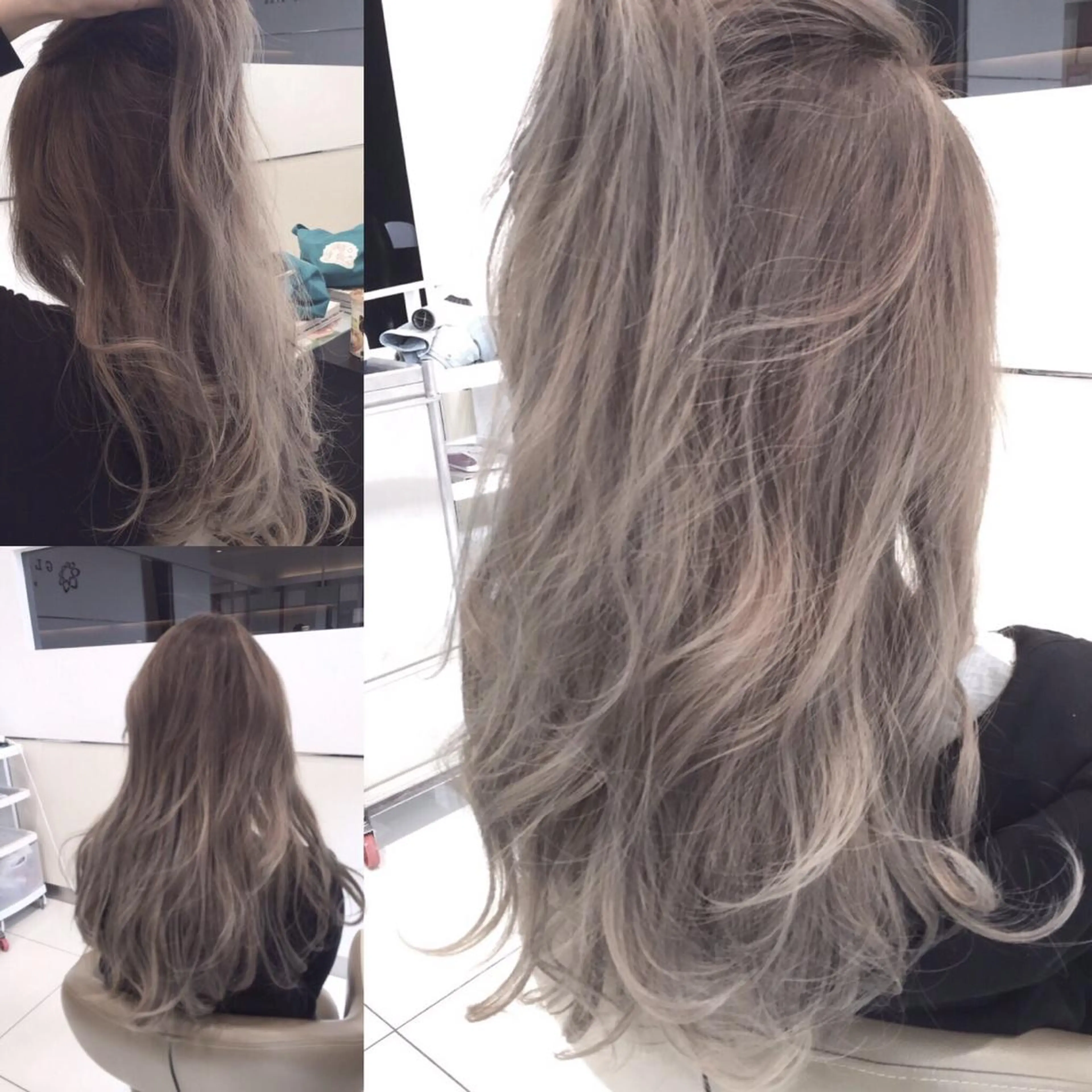 ロング カラー ダブルカラー 外国人風カラー ヘアカラー 小野 修平のヘアスタイル