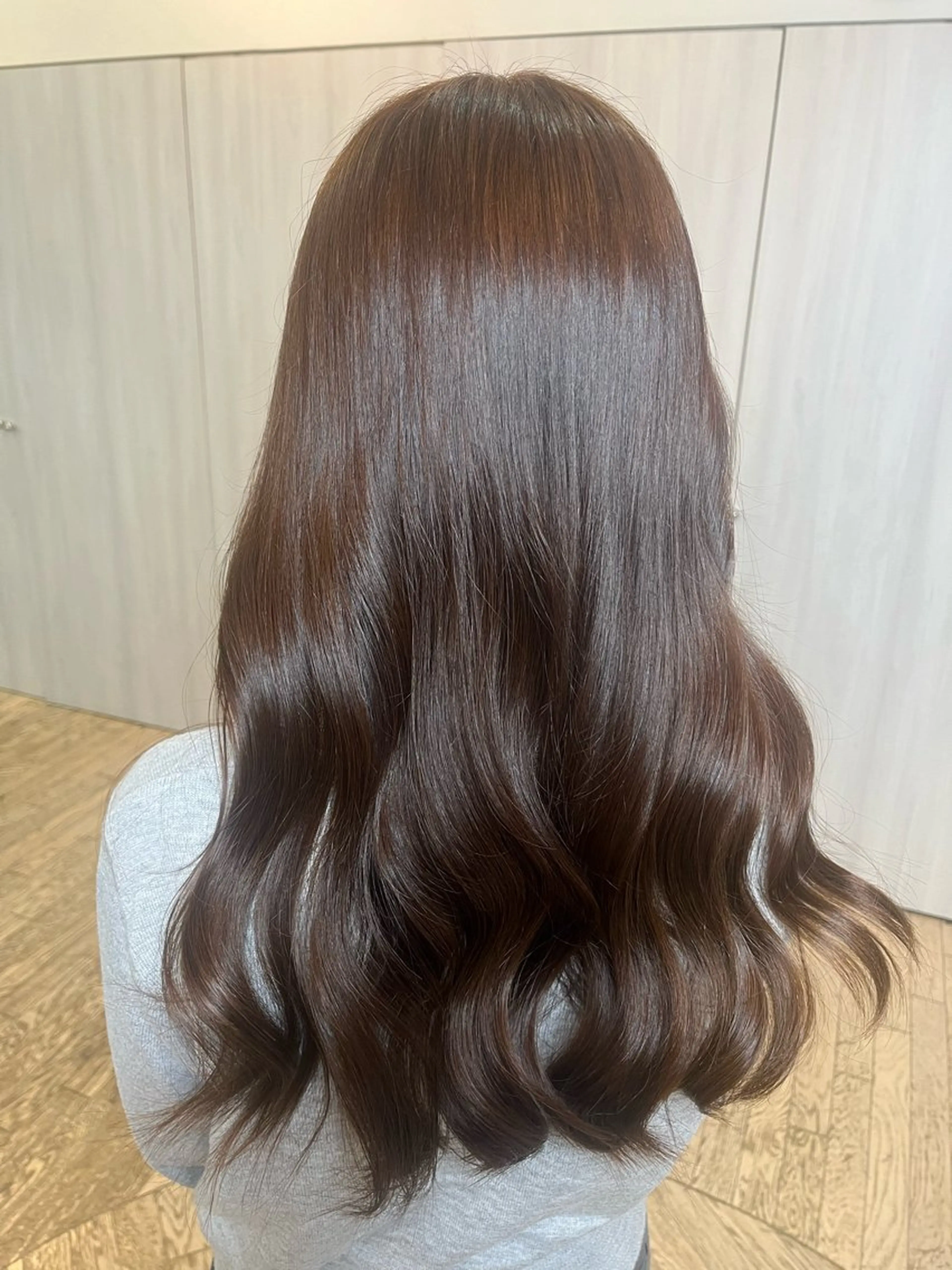 セミロング ヘアカラー デザインカラー/ コーンロウのヘアスタイル