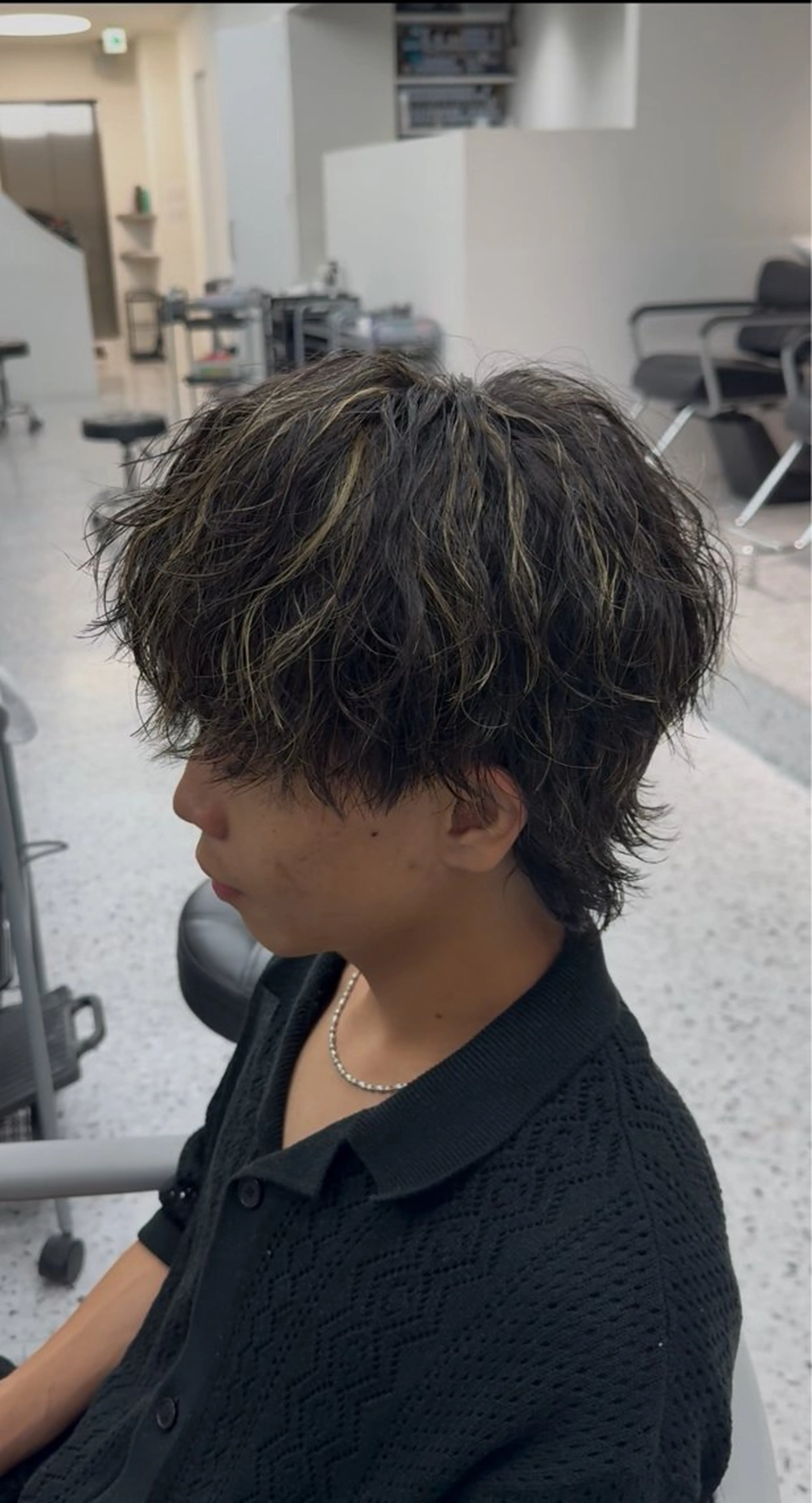パーマ メンズ カット パーマ パーマ特化/鶴田 来夢のヘアスタイル