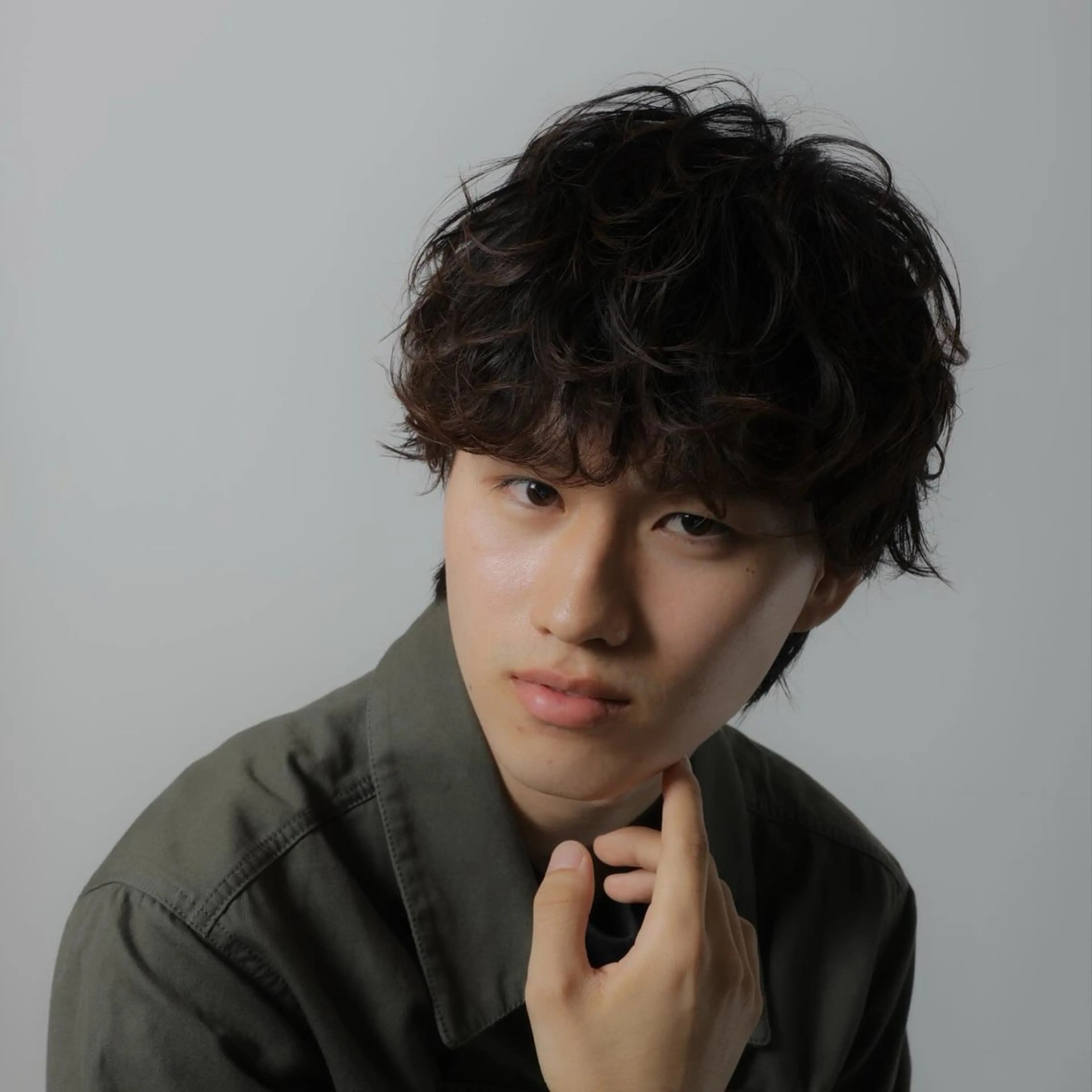 ミディアム ミディアムパーマ JUNES man 目白 男髪所属・男性の方限定🚹山田 瑛心のヘアスタイル