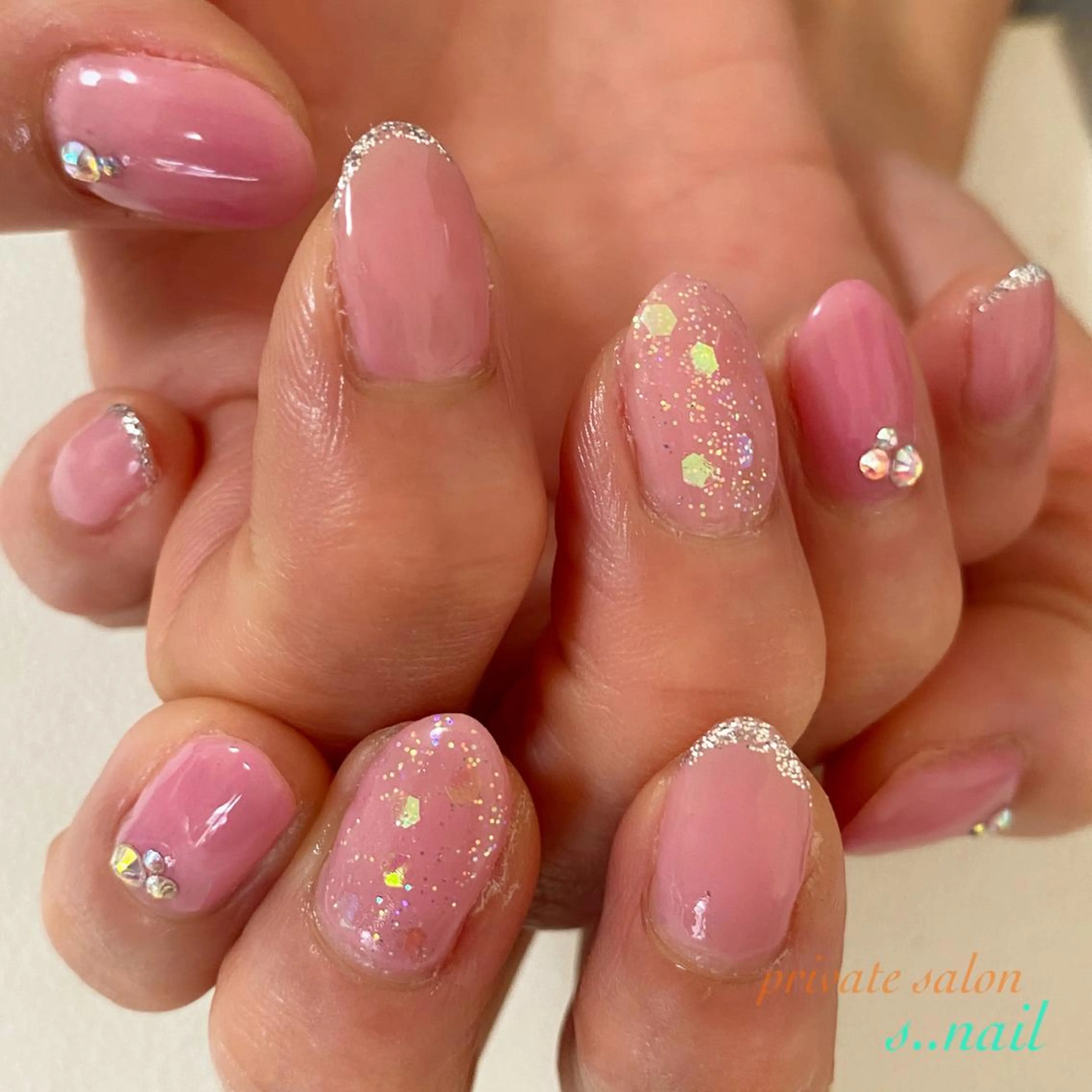 ネイル ピンク ハンドネイル フットネイル s..nail / MORITAのネイルデザイン