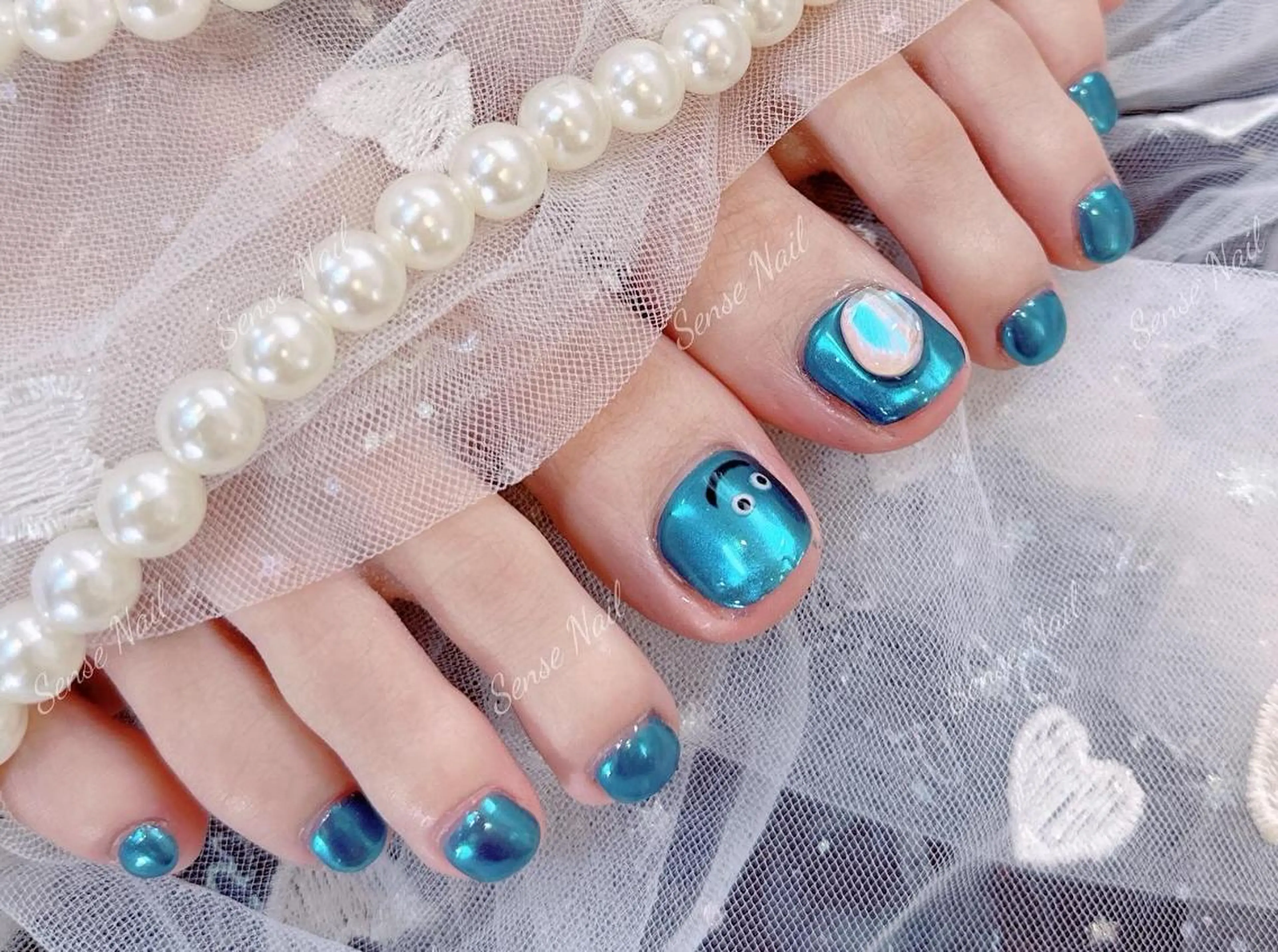ネイル フットネイル 🦋Yumiio 🦋のネイルデザイン