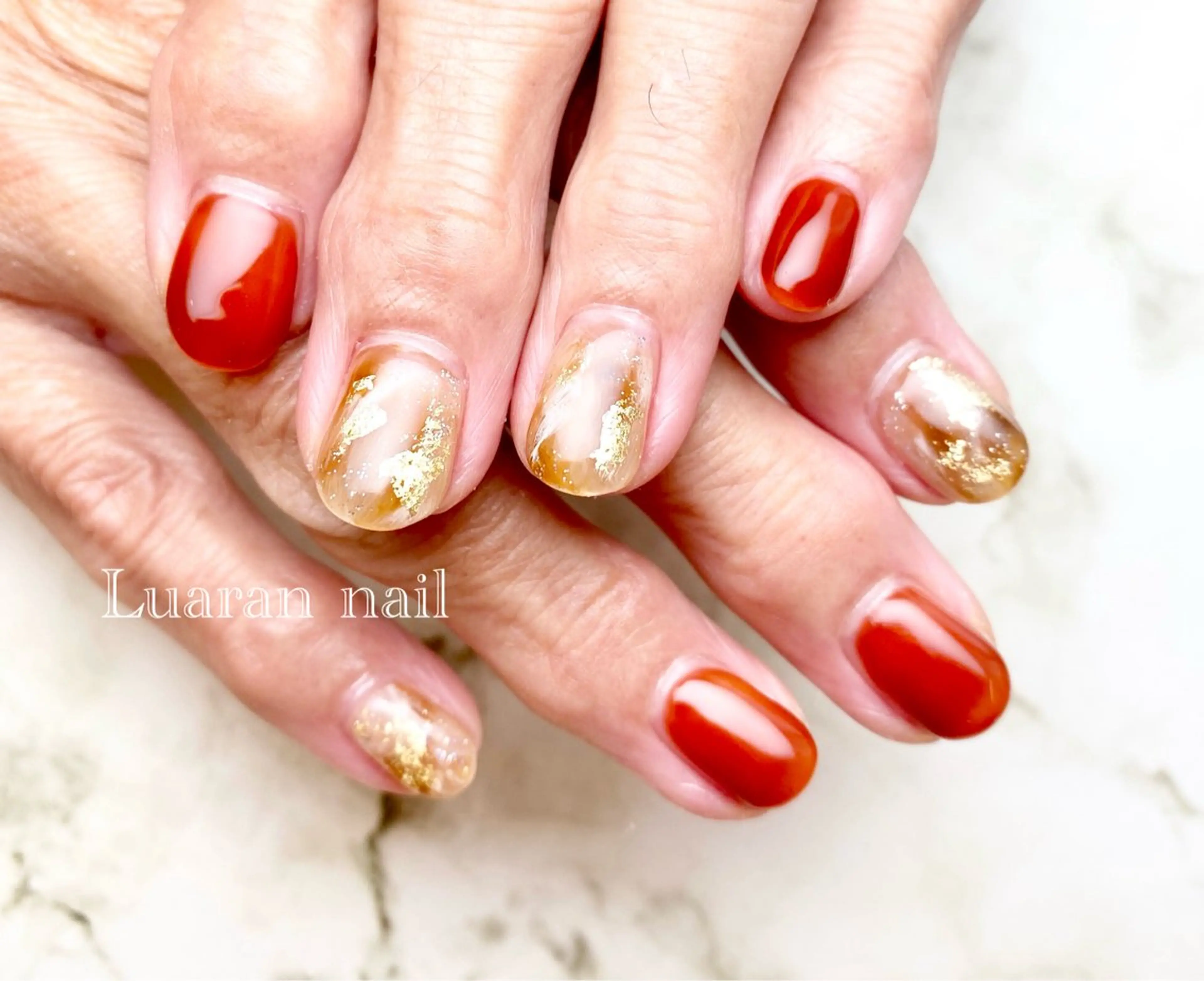 ネイル ハンドネイル Luaran nailのネイルデザイン