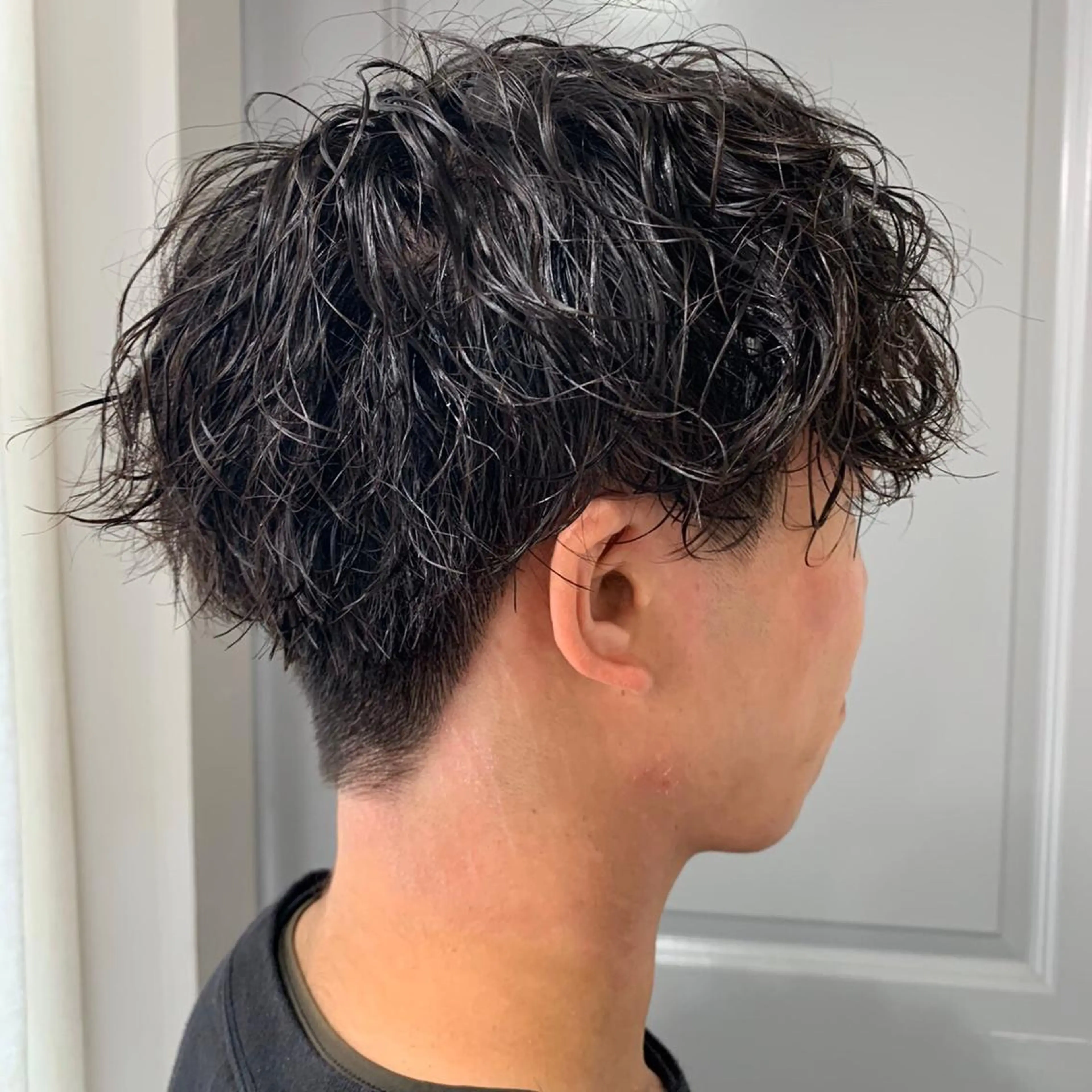 パーマ メンズ マッシュ メンズパーマ Pia hair Design Yakuin所属・Pia ツボイ ケイタのヘアスタイル