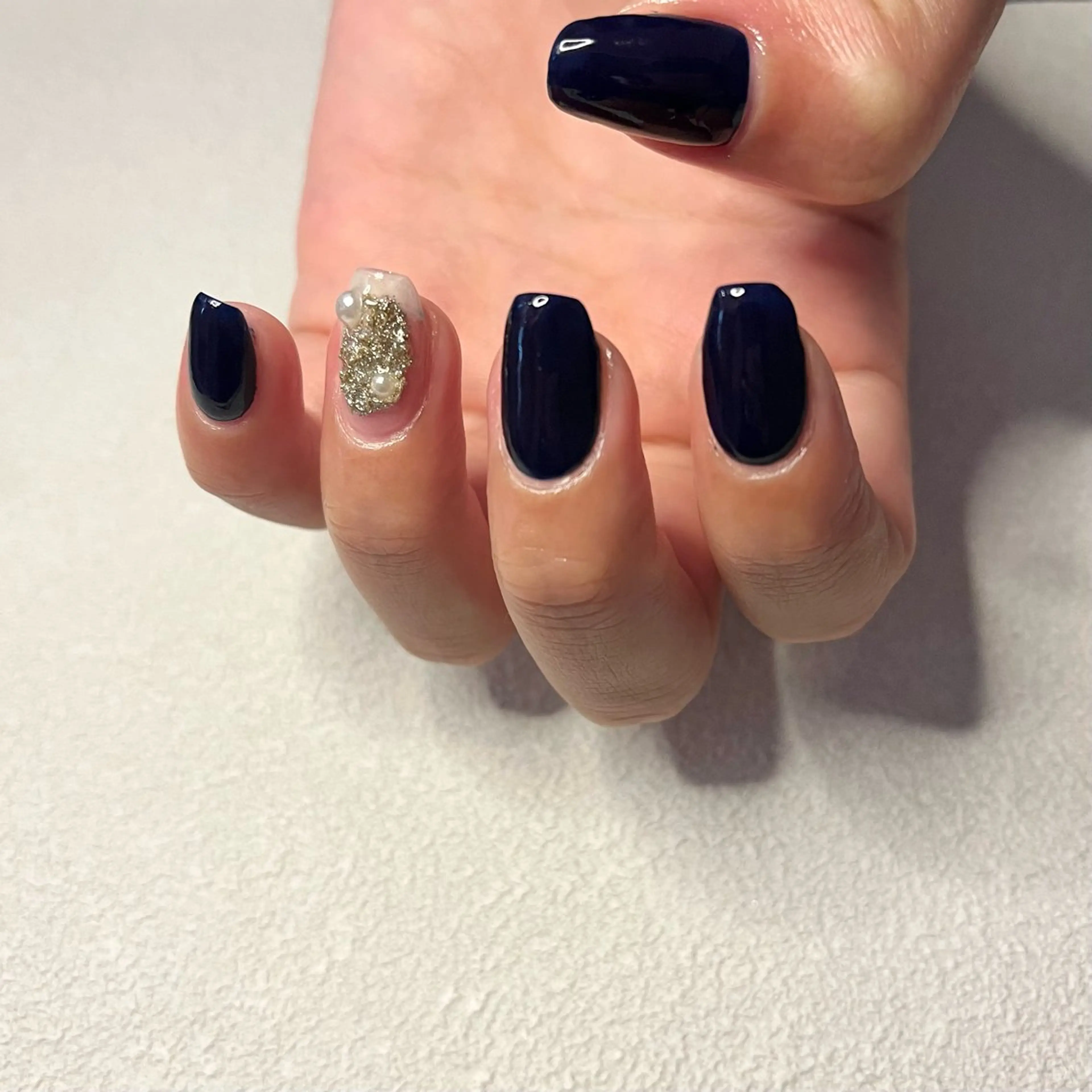 ネイル ジェルネイル ワンカラーネイル パラジェル ハンドネイル nail slow.のネイルデザイン