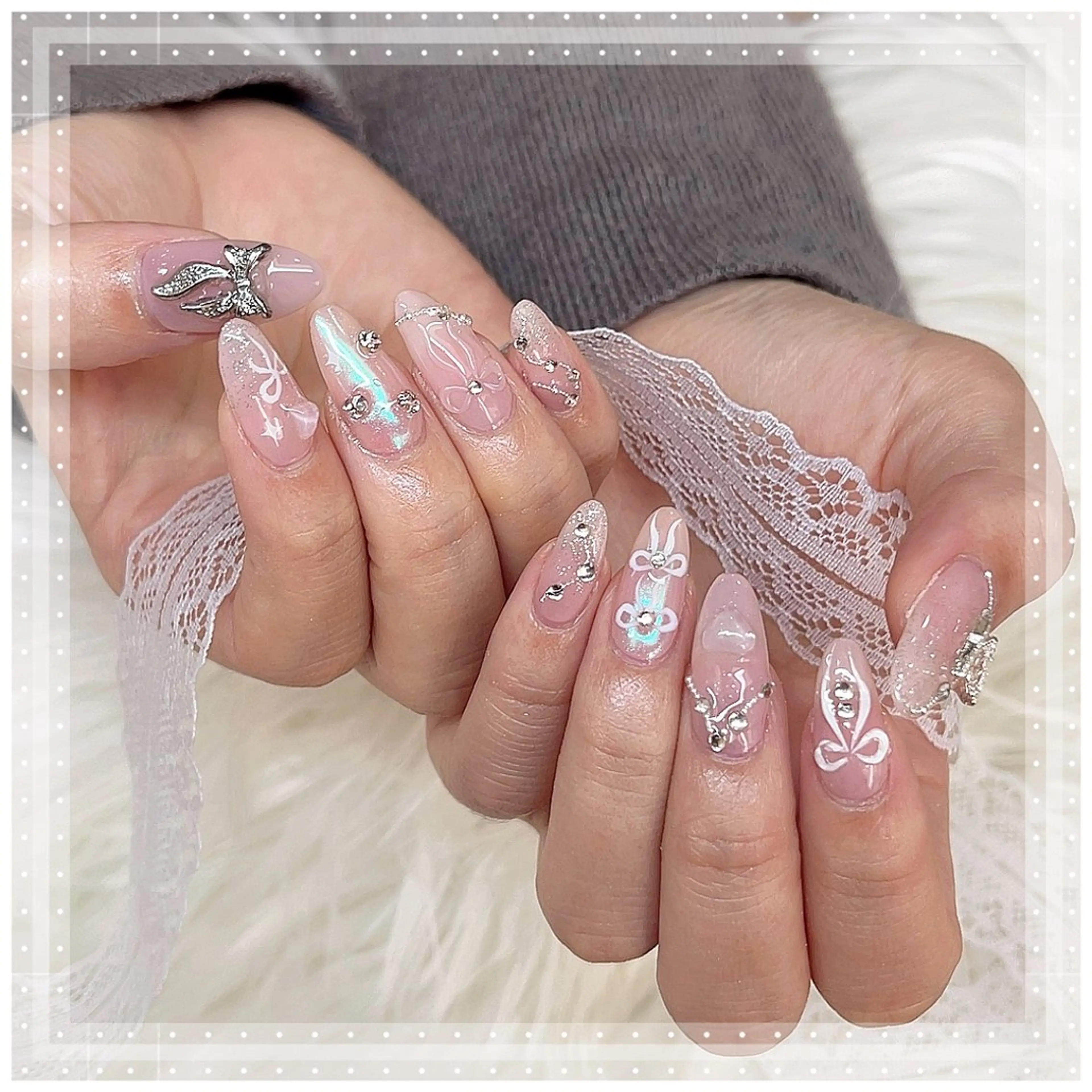 OPEN キャンペーン🎀HAND✨ジェルアートネイルやり放題10本🧸＋ハンドケア付きの写真