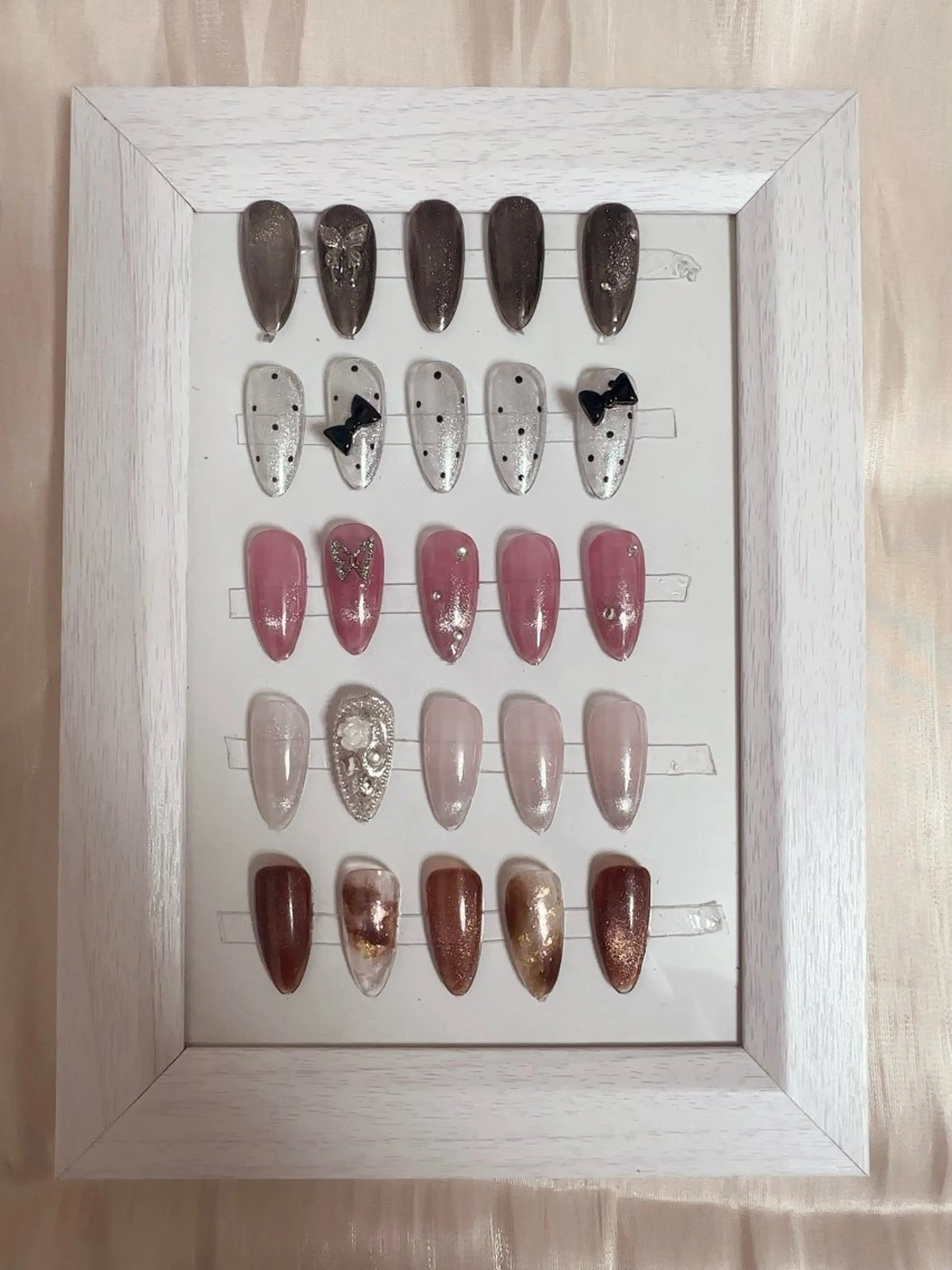 ネイル ハンドネイル なな【パラジェル】 【マグネット】のネイルデザイン