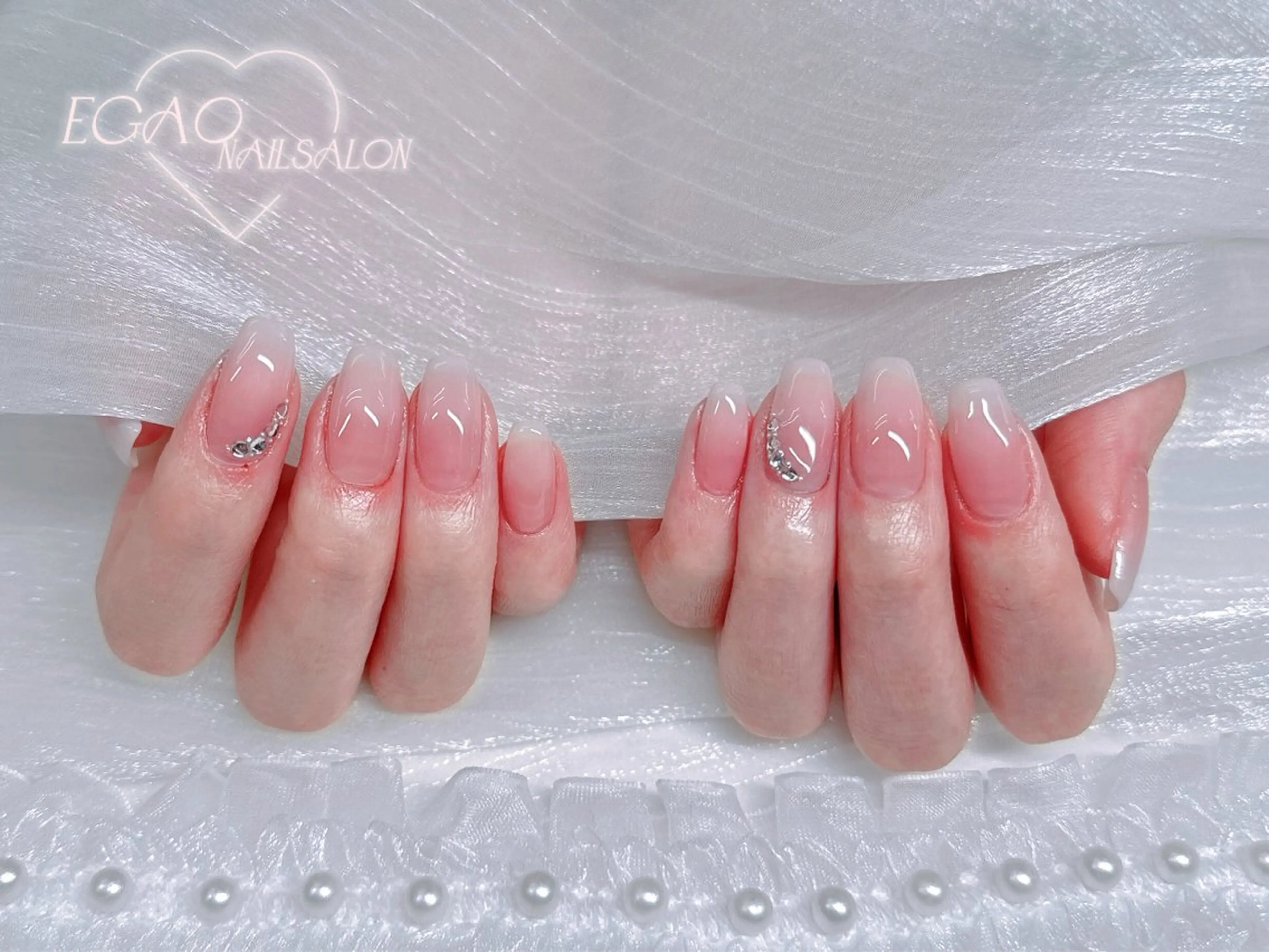 ネイル アートネイル フットネイル フレンチネイル ジェルネイル グラデーション ハンドネイル Egao Nail Salonのネイルデザイン