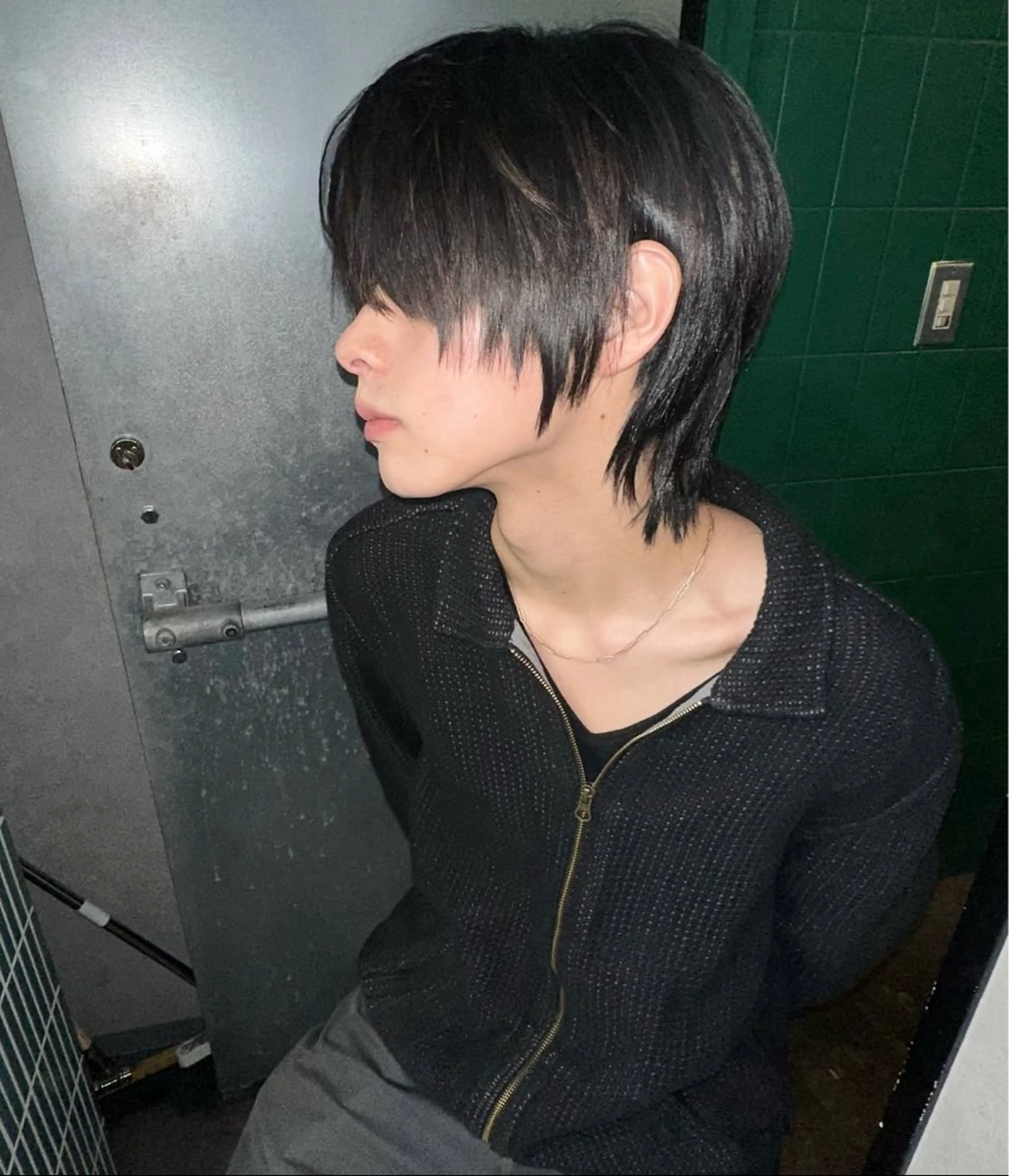 【雰囲気爆誕˙˚ 𓆩 ✞ 𓆪 ˚˙】メンズウルフカット💀の写真