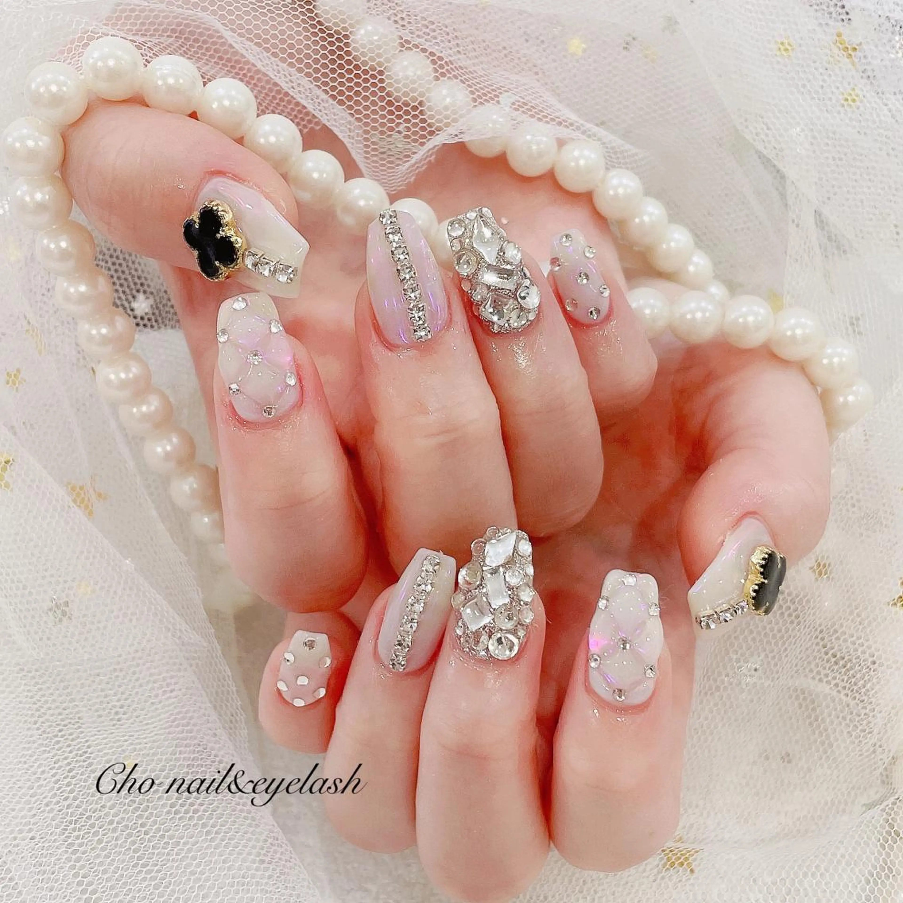 セミロング ネイル cho nailのネイルデザイン