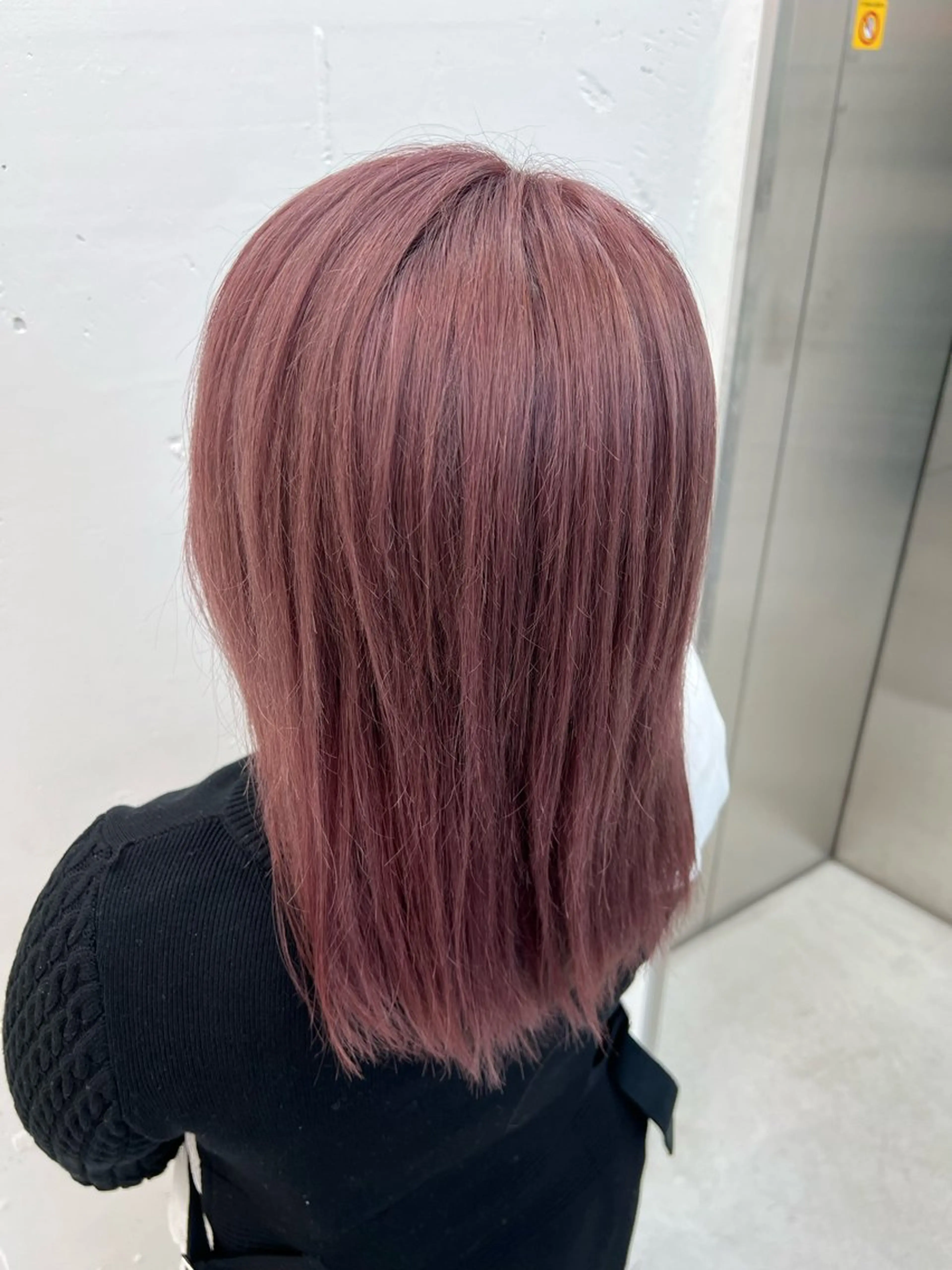 ミディアム カラー 透明感カラー ラベンダーカラー ラベンダーピンク ピンクカラー ヘアカラー トリートメント あすか JILLSTUDIOのヘアスタイル