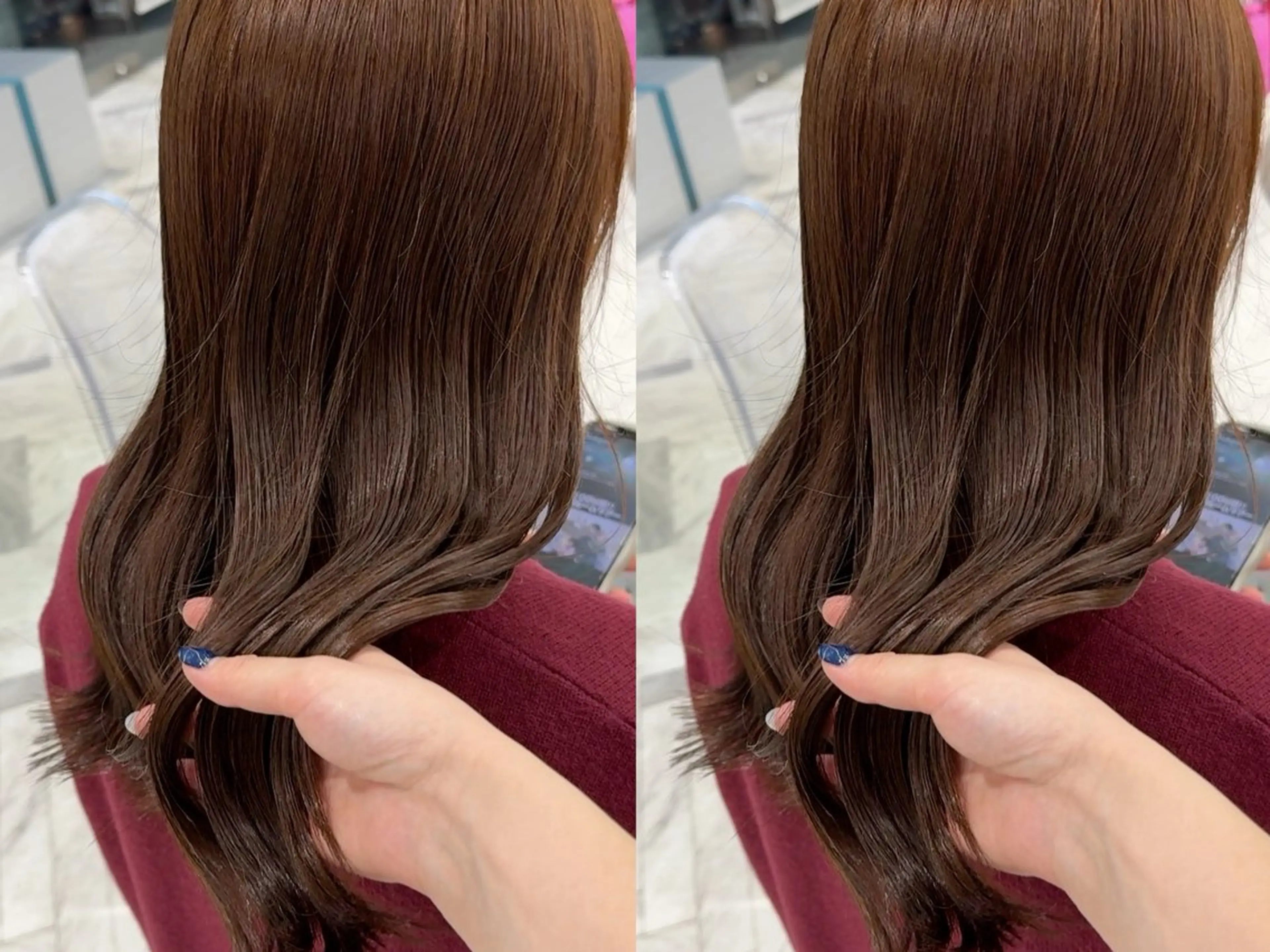 セミロング カラー ヘアカラー トリートメント マツエク/縮毛/ 透明感カラー/ゆきなのその他イメージ