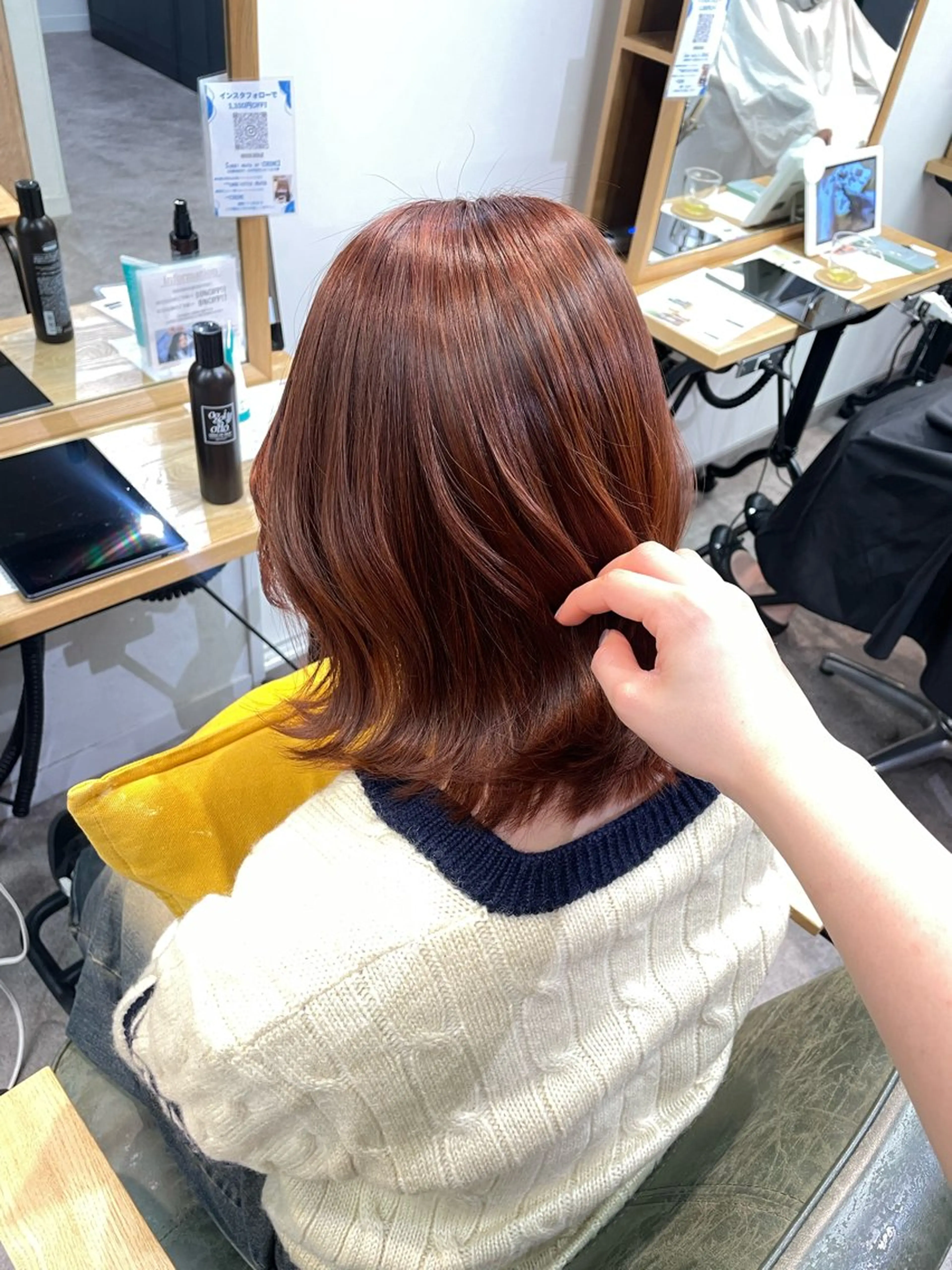 カラー ブラウンカラー ヘアカラー トリートメント 艶感カラー/髪質改善 /縮毛矯正/airiのヘアスタイル