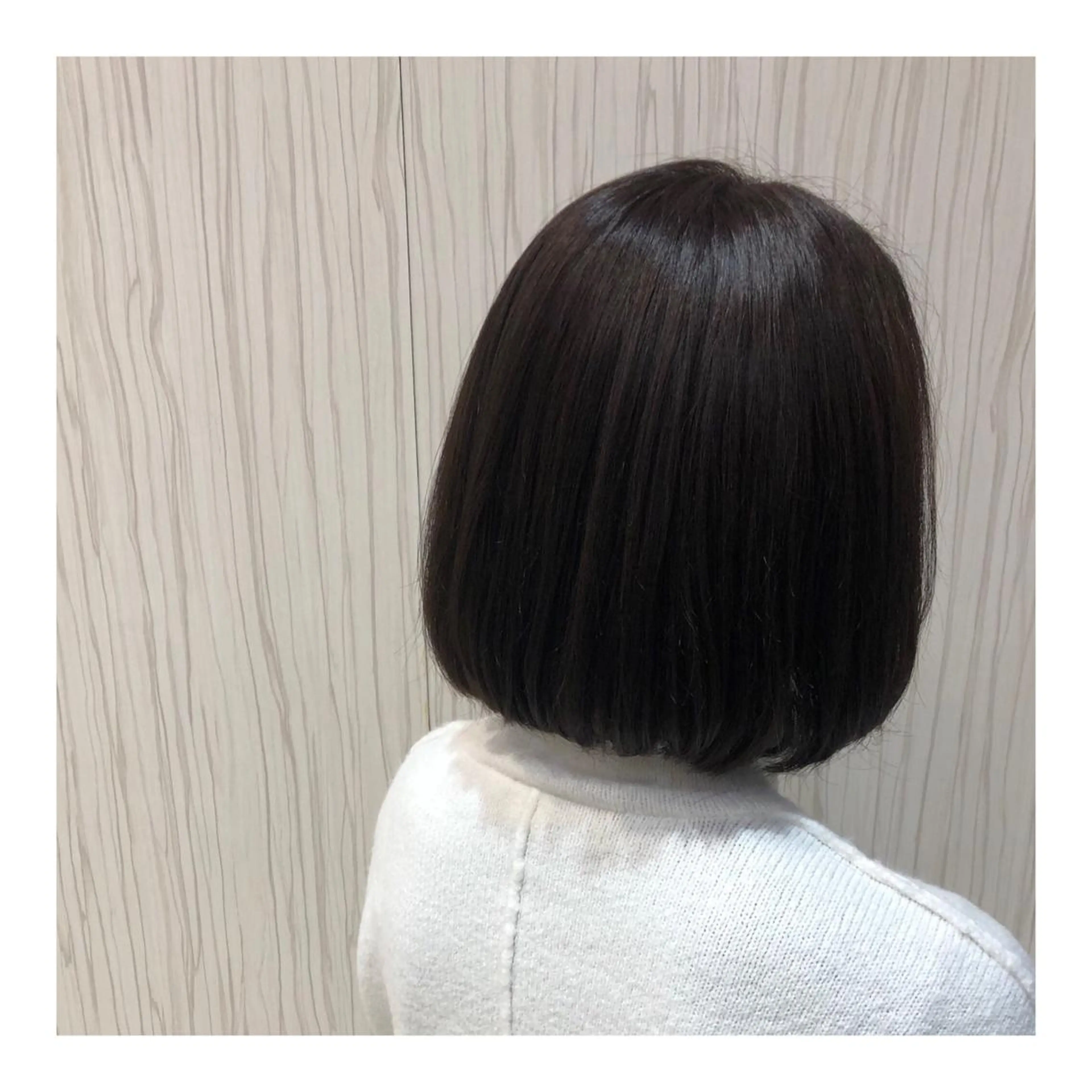 ショート カラー 前下がりボブ アッシュ アッシュブラウン ブラウンカラー ボブ 巣鴨髪質改善サロン 🌈NONOKAのヘアスタイル