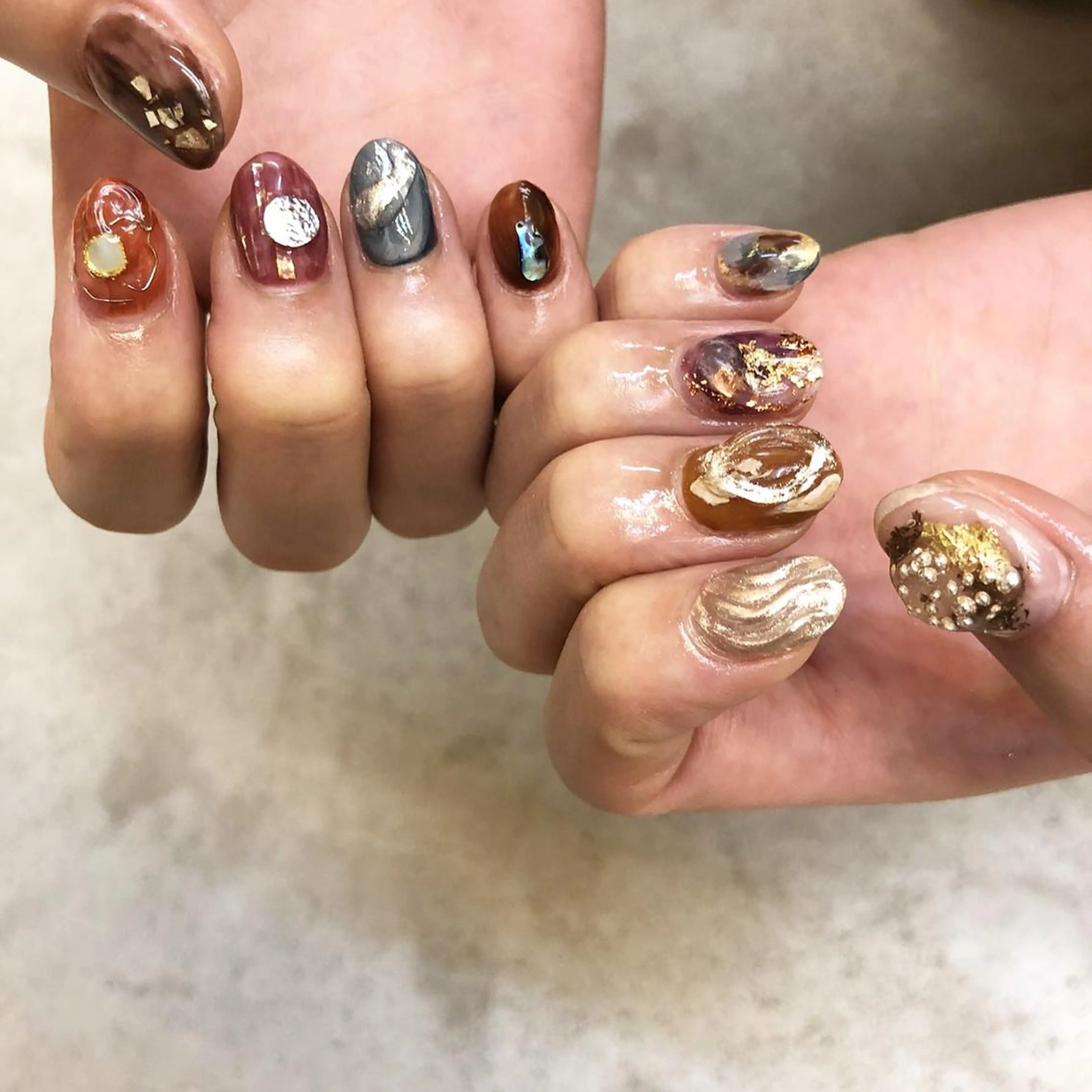 ネイル アートネイル ニュアンスネイル Ca rinaのネイルデザイン