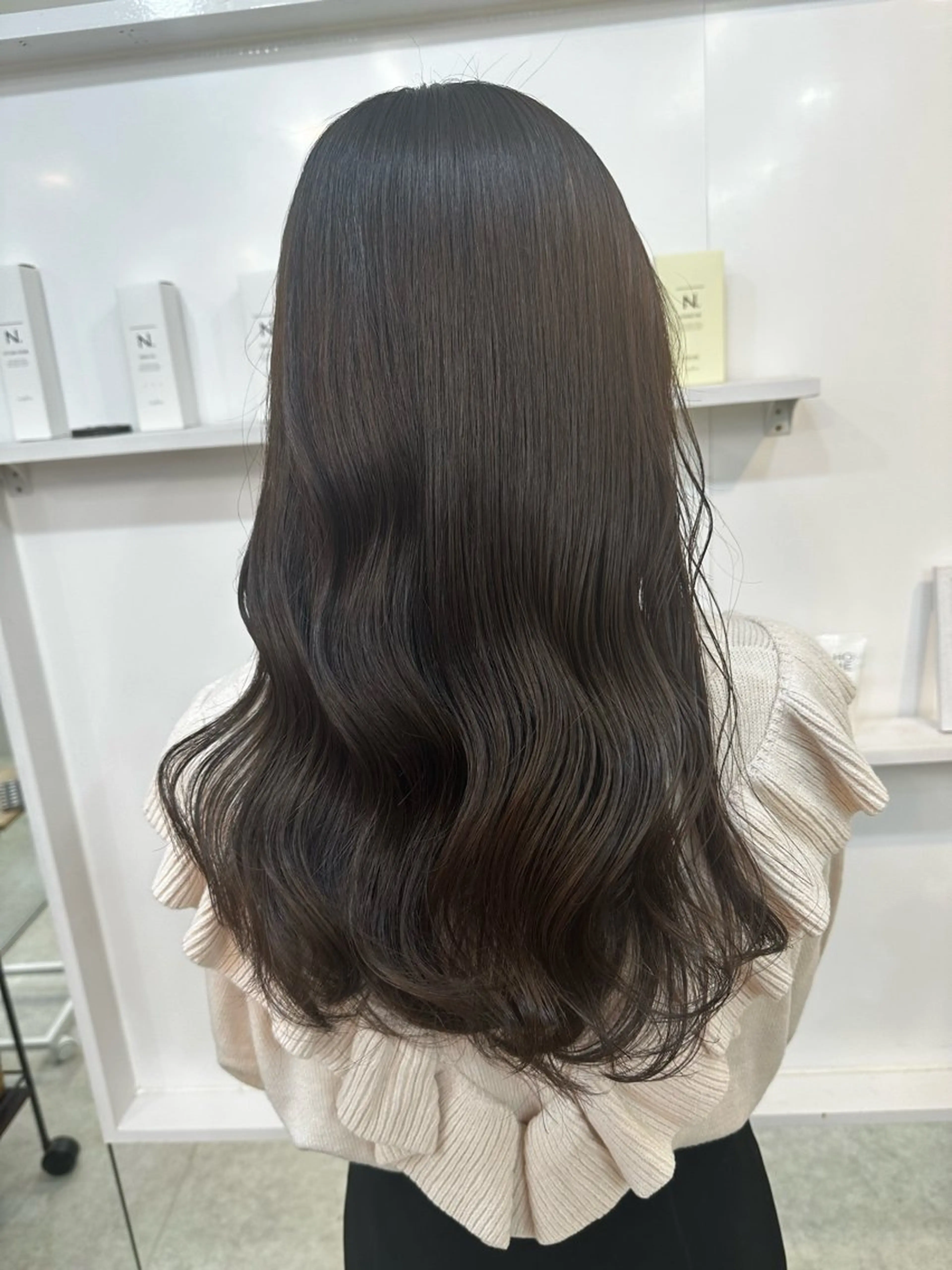 セミロング カラー 髪質改善 髪質改善特化❇️ ストウシンゴのヘアスタイル
