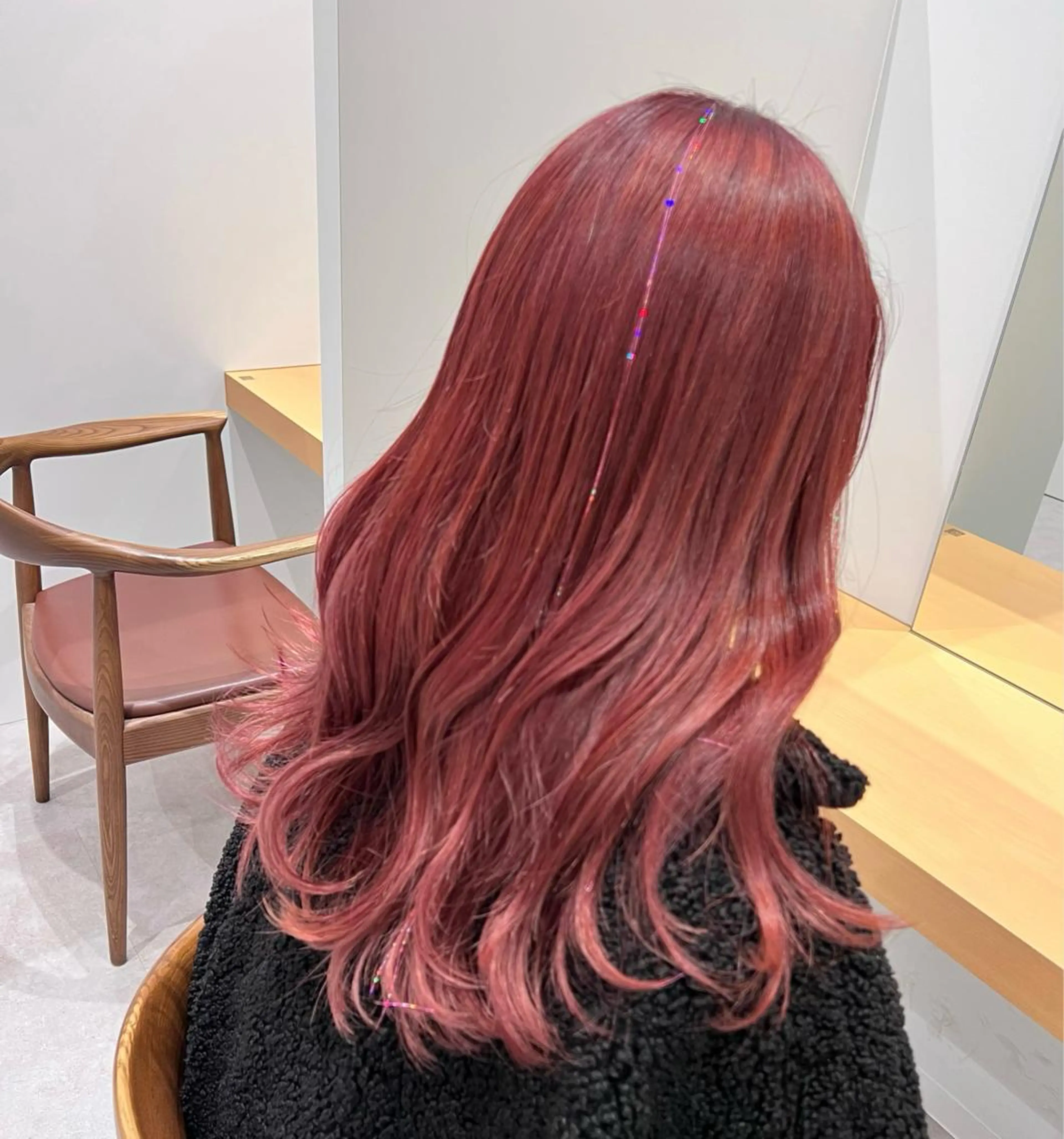 セミロング カラー カット ヘアカラー トリートメント ally hairsalon所属・Emi .のヘアスタイル