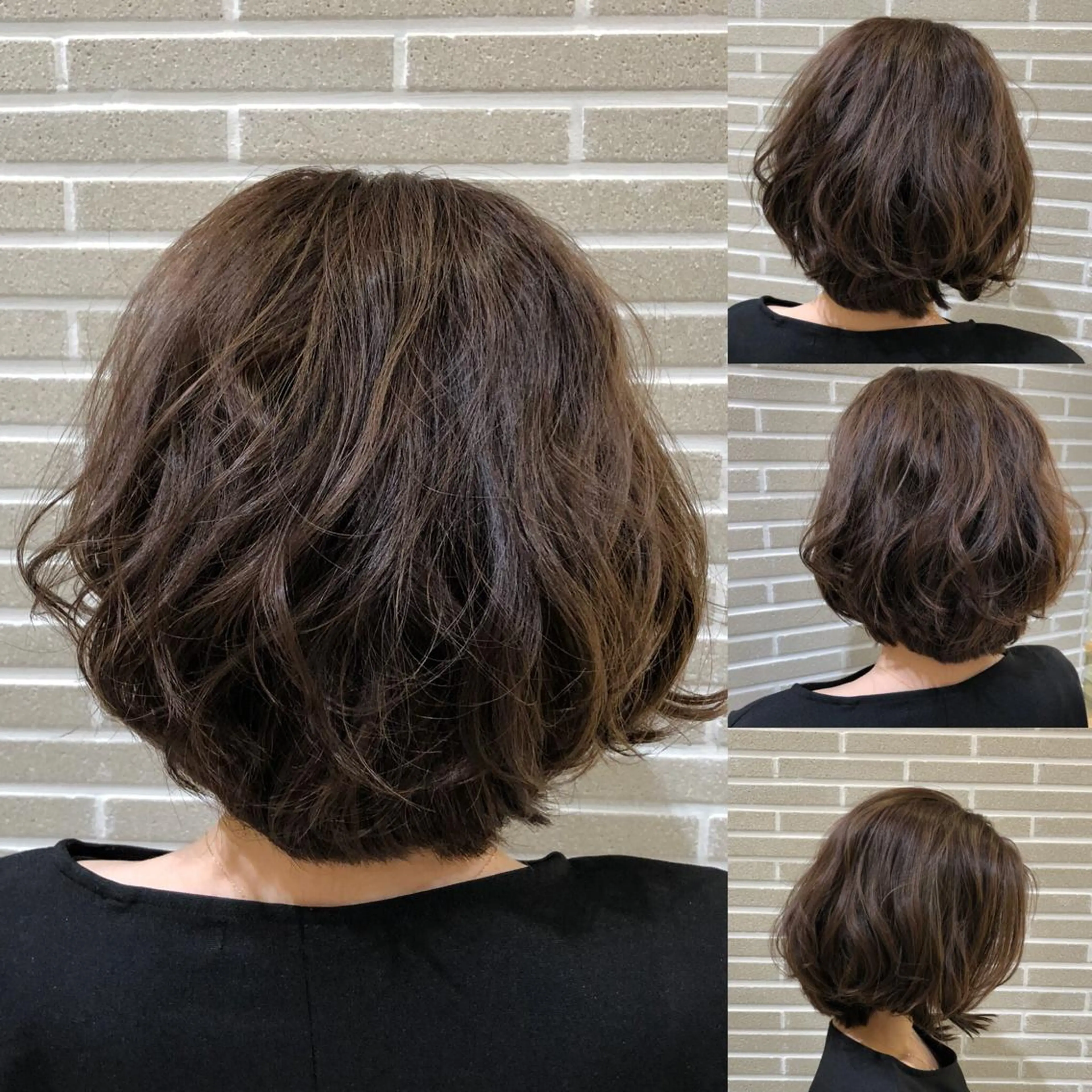 
![ショート カラー ヘアアレンジ 前下がりボブ ボブ カット ヘアカラー トリートメント 山北 咲子のヘアスタイル