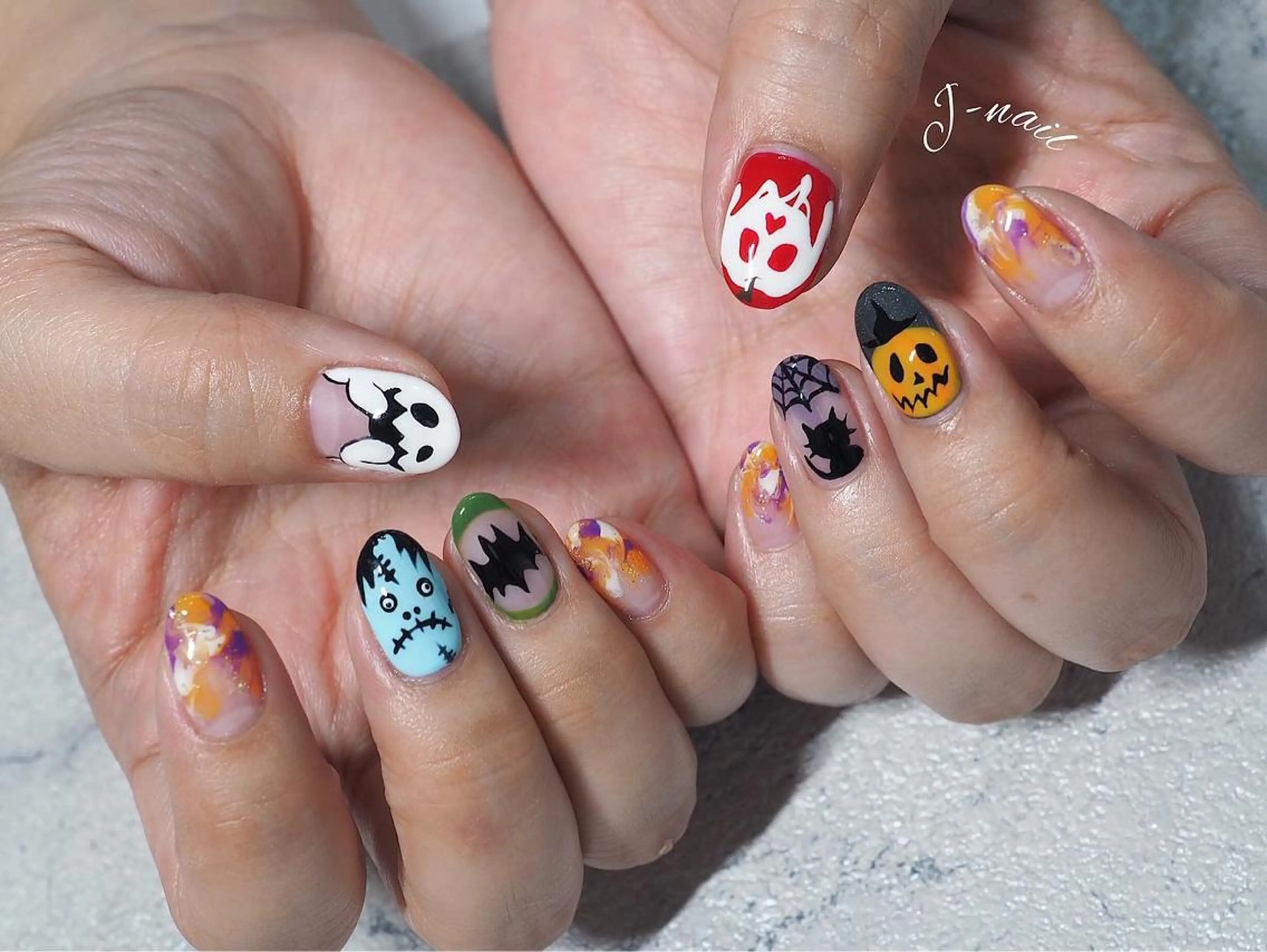 ネイル ハンドネイル J-nail satoのネイルデザイン