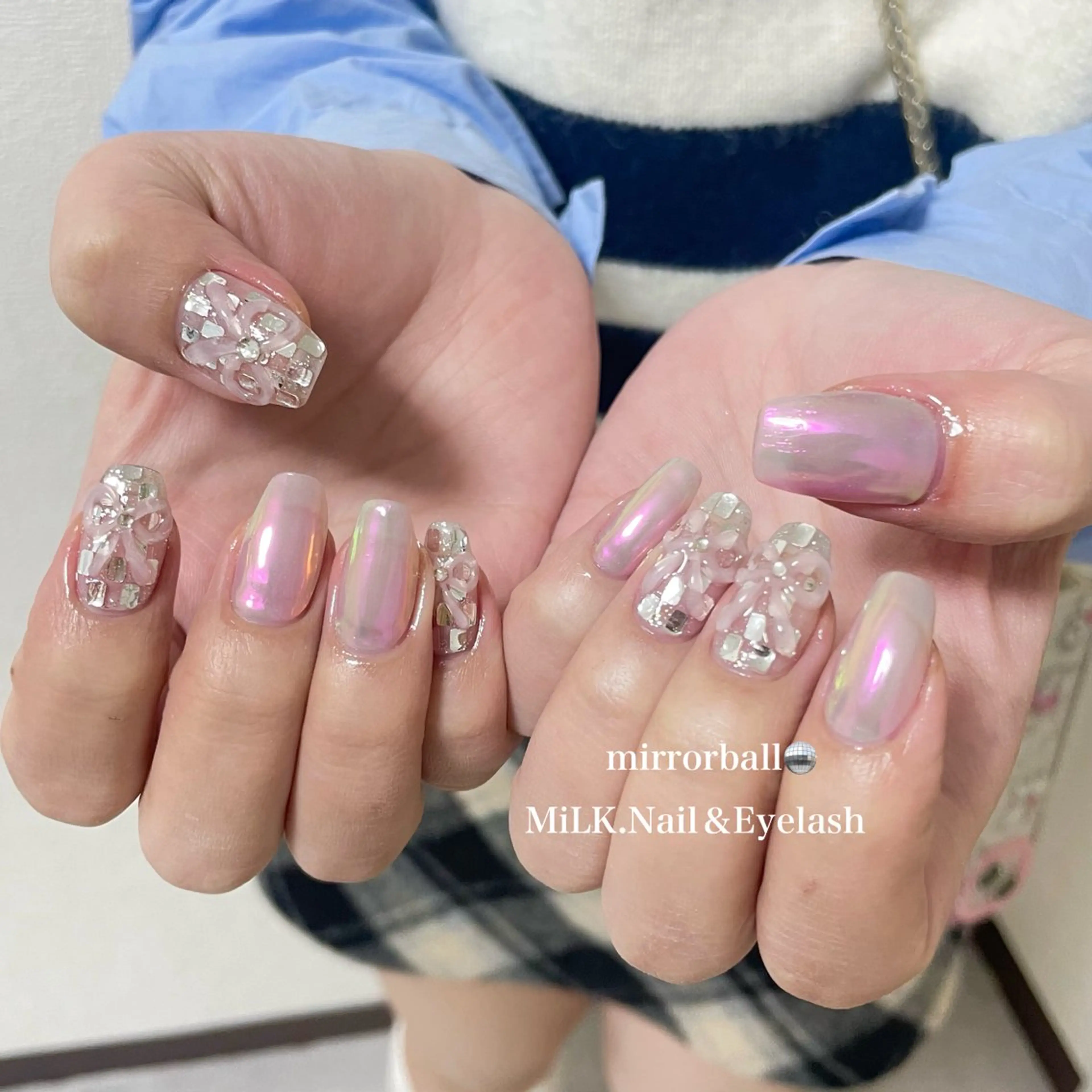 ネイル ハンドネイル MiLK.   Nail&Eyelash所属・MiLK. wakaのマツエク・マツパデザイン