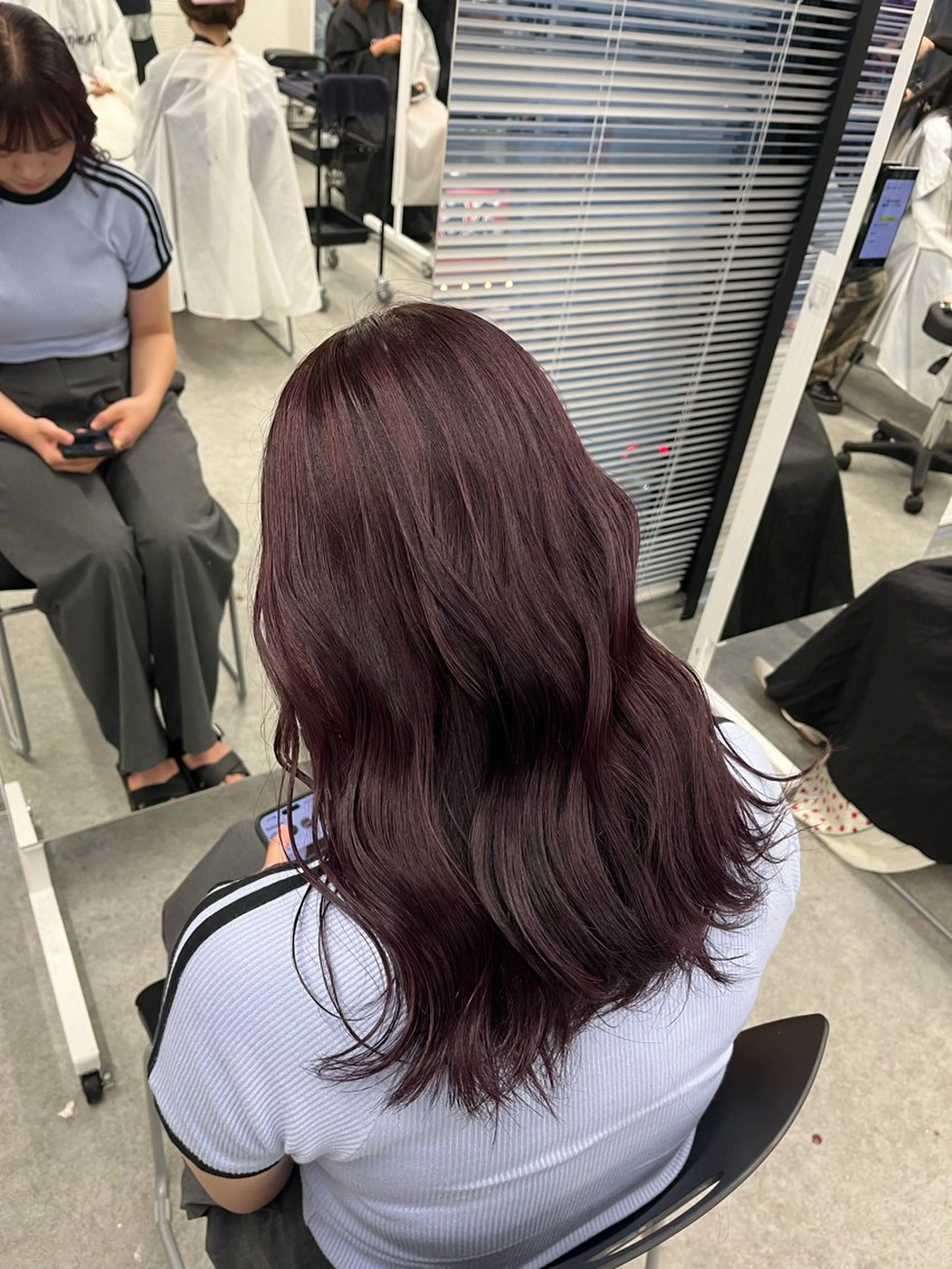ロング カラー kazuki🍑韓国 トレンド暖色🫗のヘアスタイル