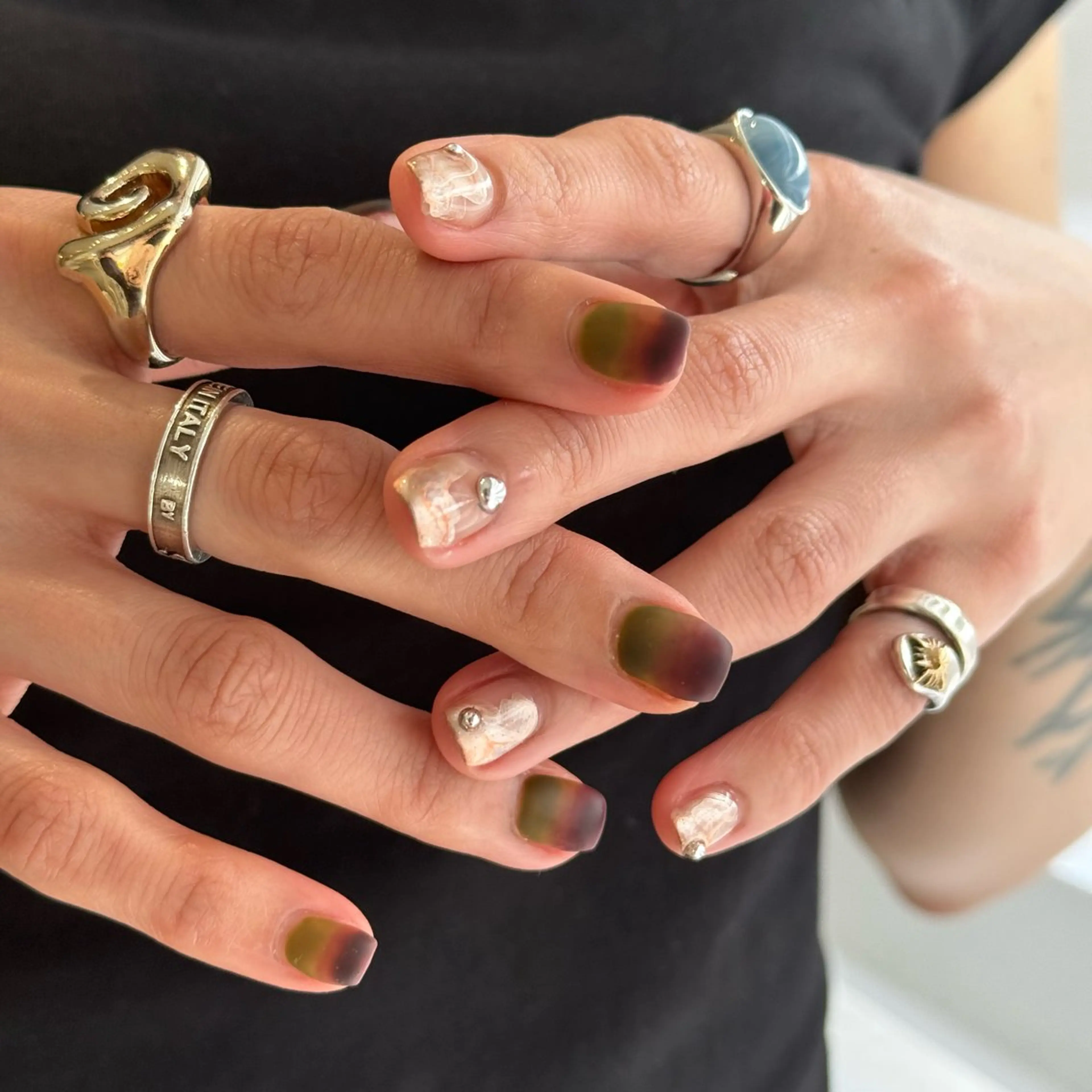 ネイル マットネイル ハンドネイル new me所属・nail salon "new me"のネイルデザイン