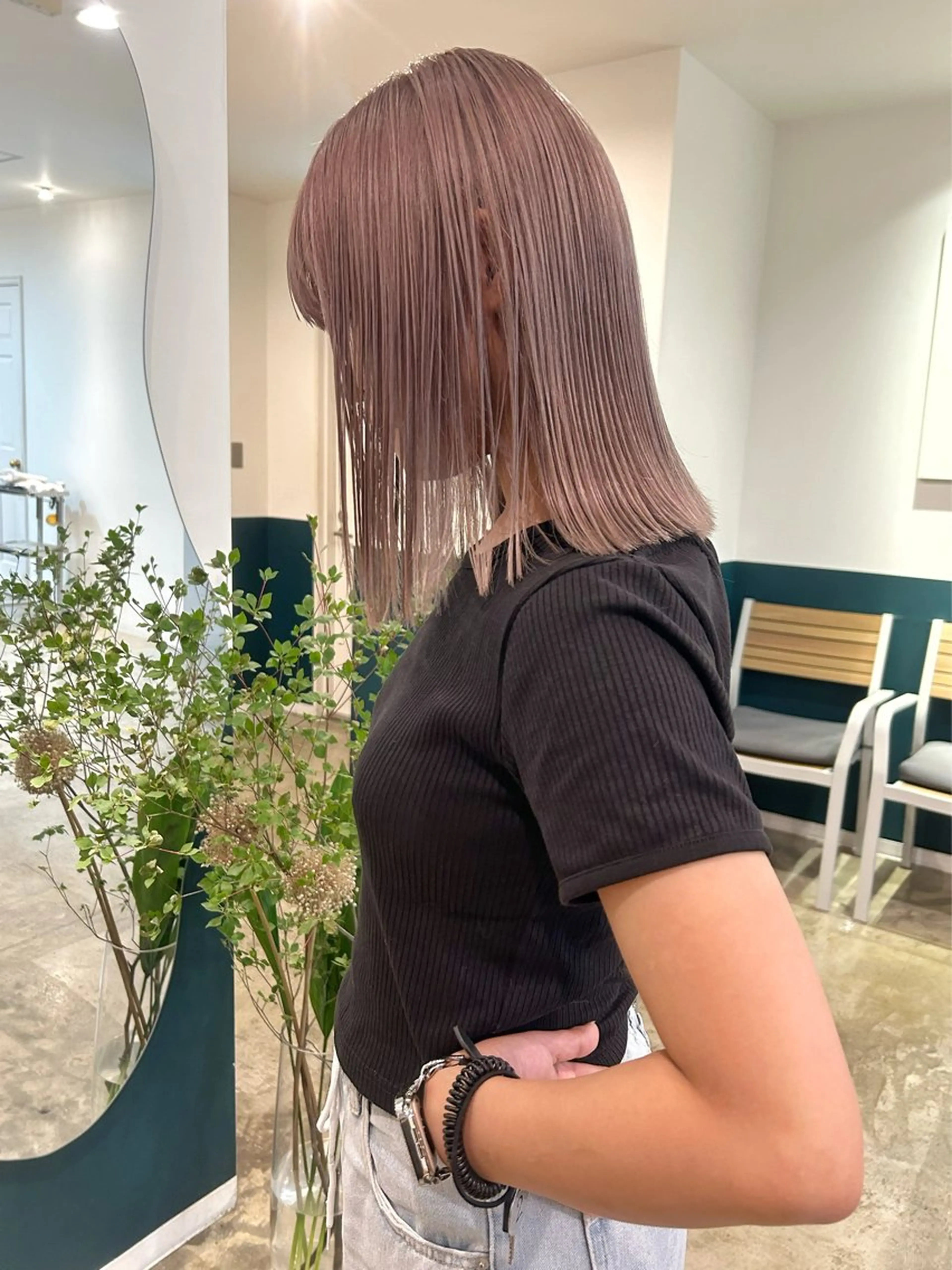 ショート カラー グレージュ ピンクカラー カット ヘアカラー カラーリスト菅野 竜矢🌈のヘアスタイル