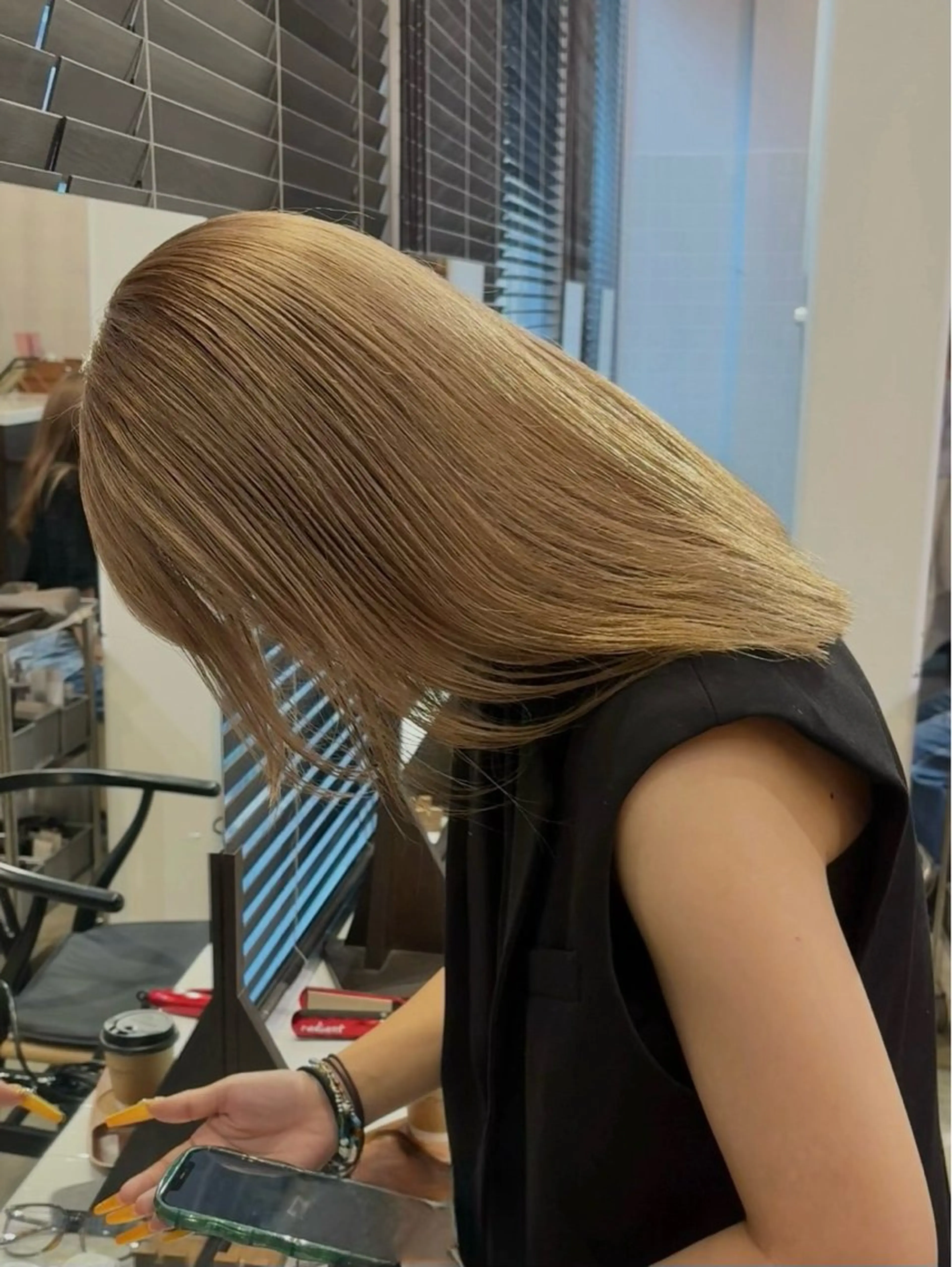 【初回限定】カット+ケアブリーチカラー+補修トリートメント🧸の写真