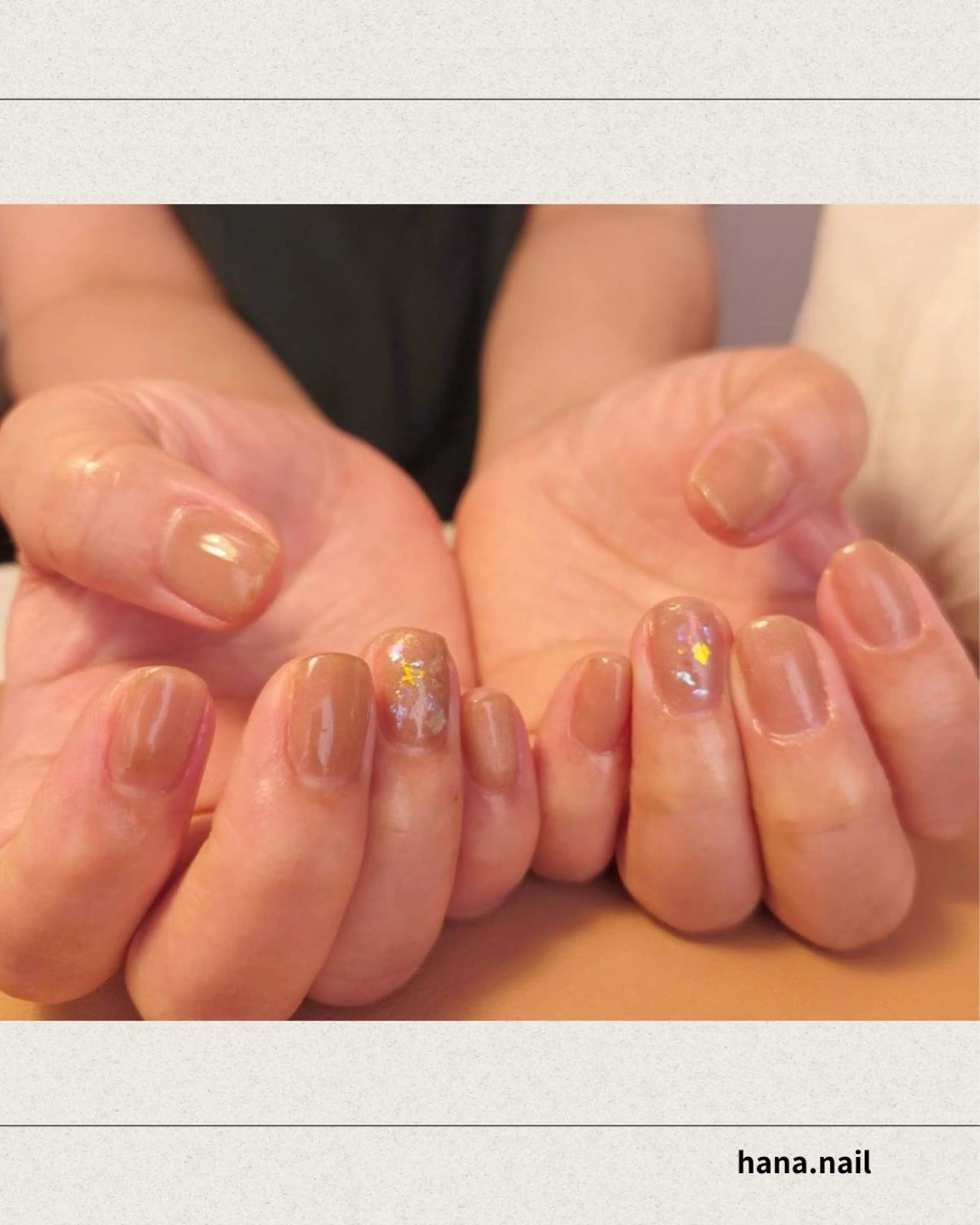 ネイル hana.nail 自爪育成サロンのネイルデザイン