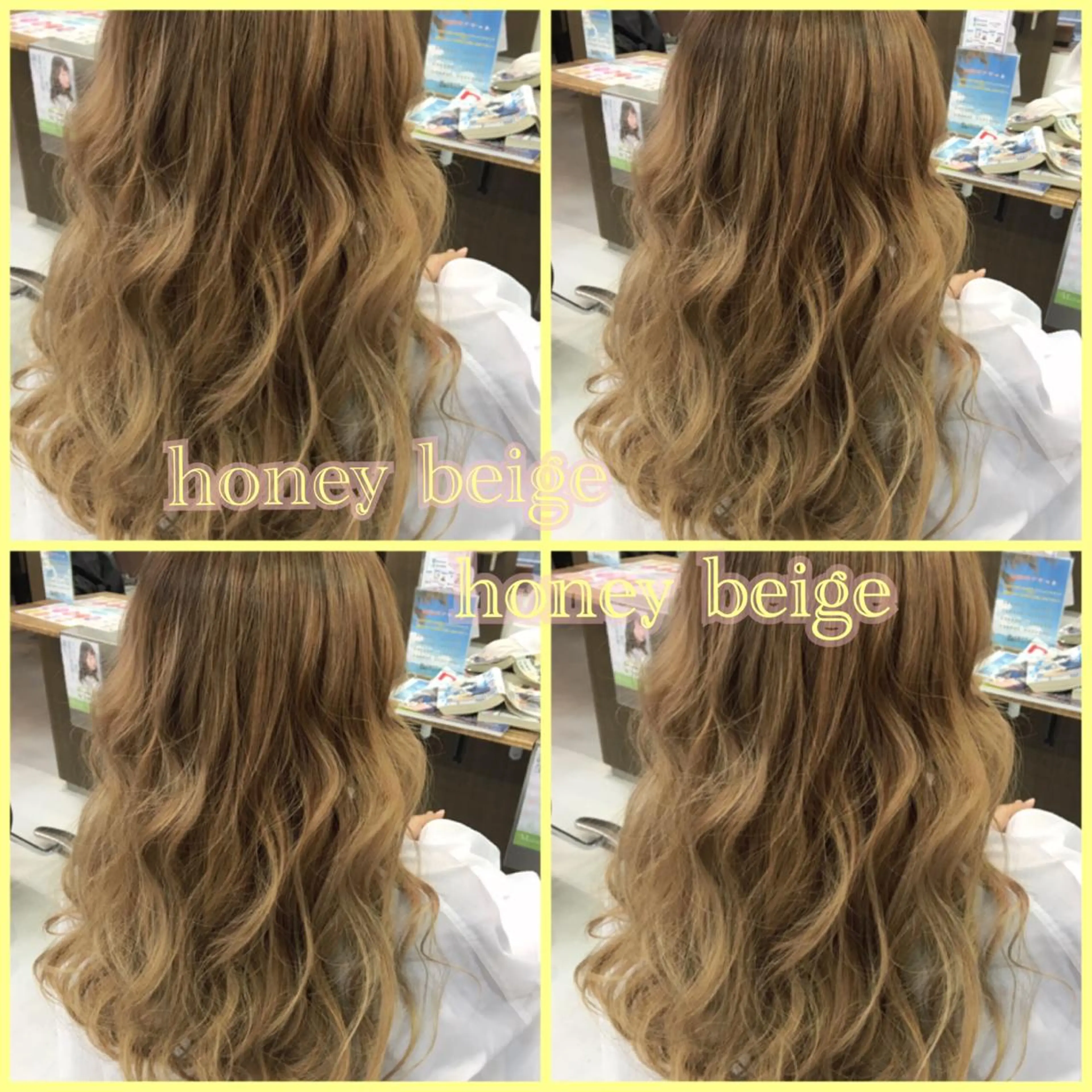 ロング カラー ベージュカラー ブリーチ 韓国ヘア得意❤︎森澤 悠佳のヘアスタイル