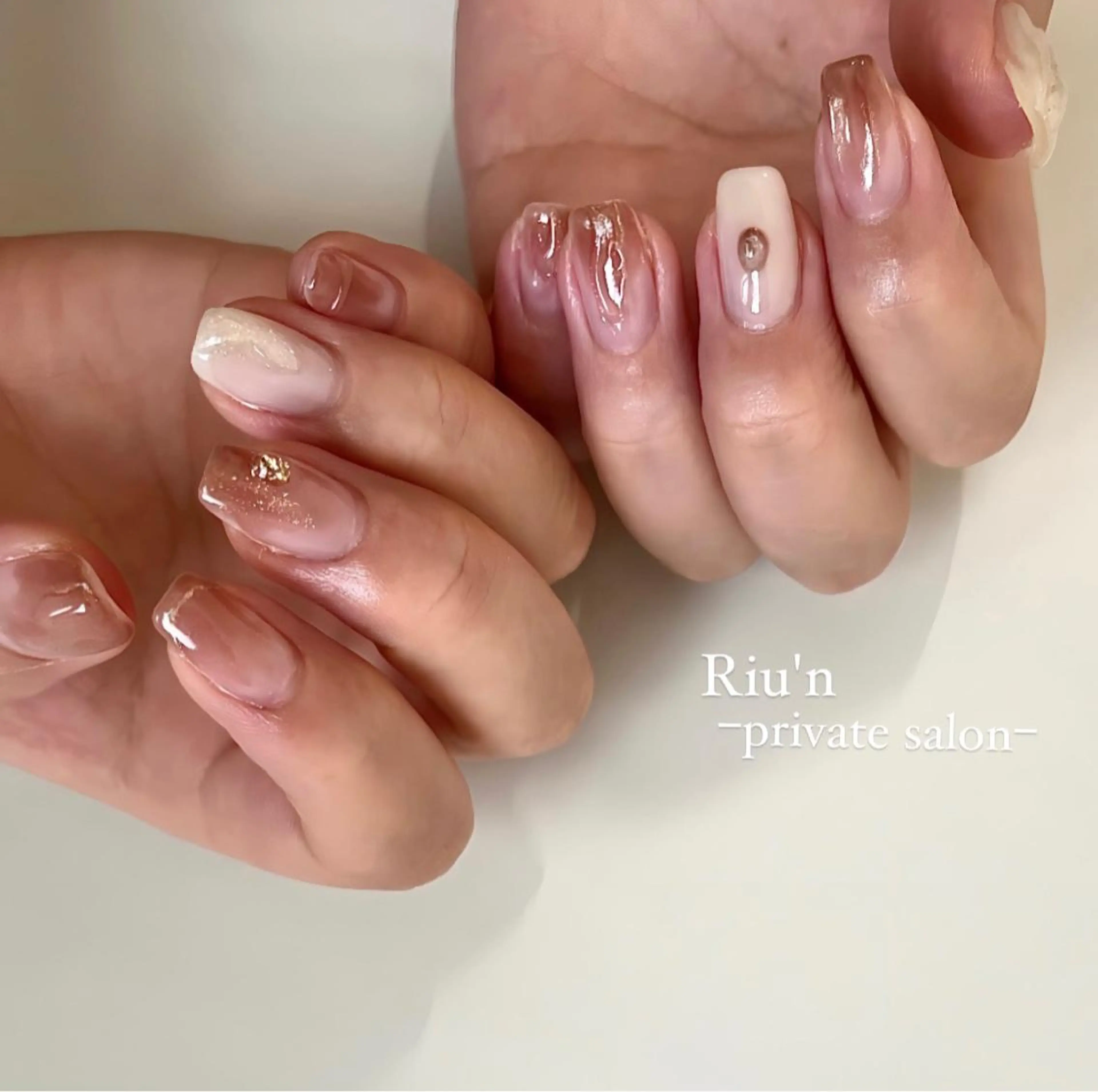 ネイル ハンドネイル Riu*n -private-のネイルデザイン