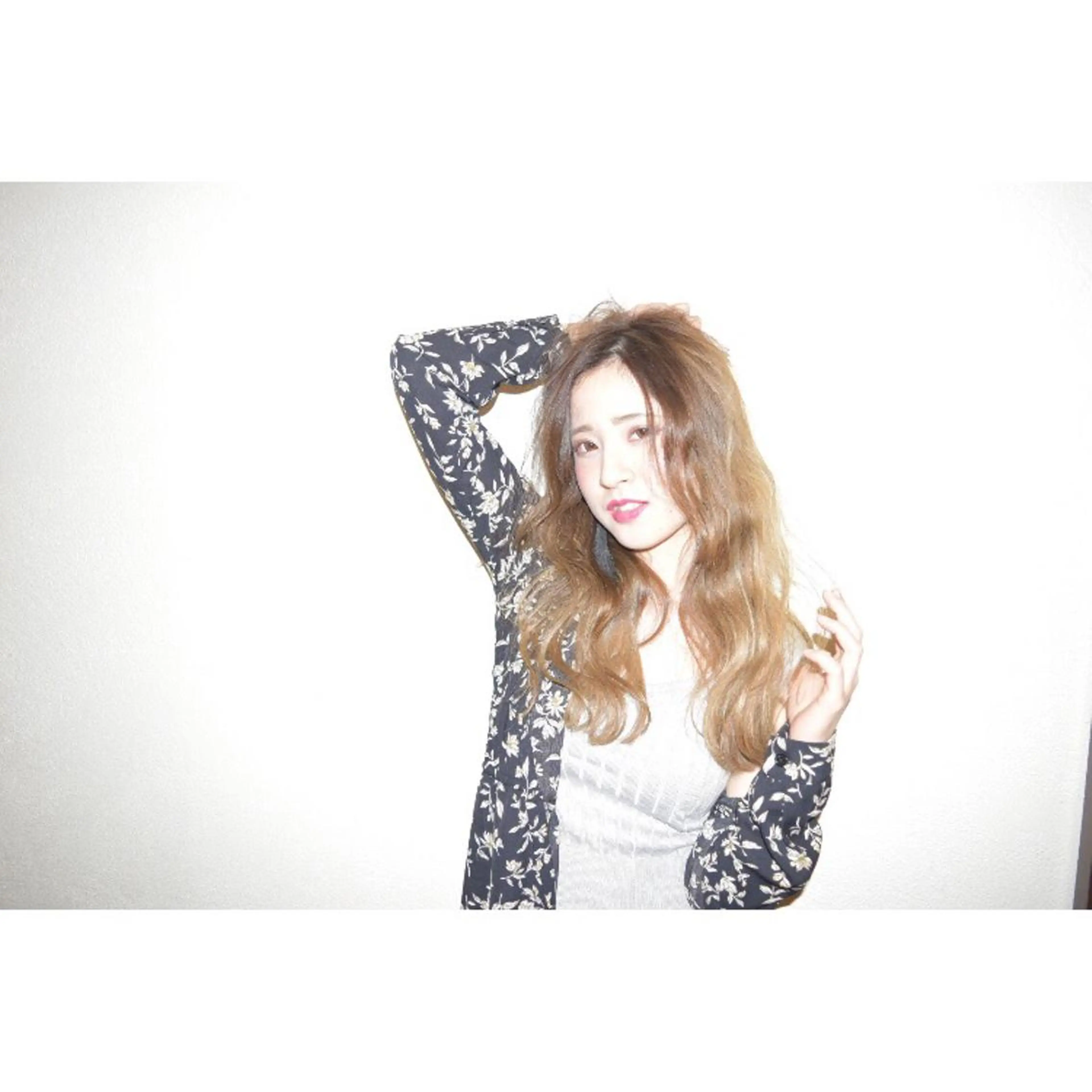 ミディアム カラー パーマ _WHITE高槻所属・_WHITE高槻店 yusukeのヘアスタイル